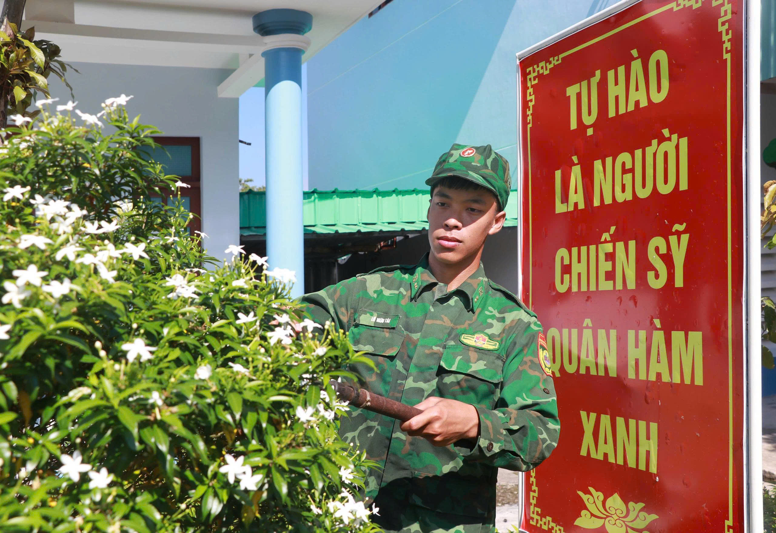 Xu&acirc;n H&ograve;n Khoai: Đ&oacute;n tết nơi đảo xa, giữ chủ quyền giữa tr&ugrave;ng khơi Tổ quốc  - Ảnh 3.