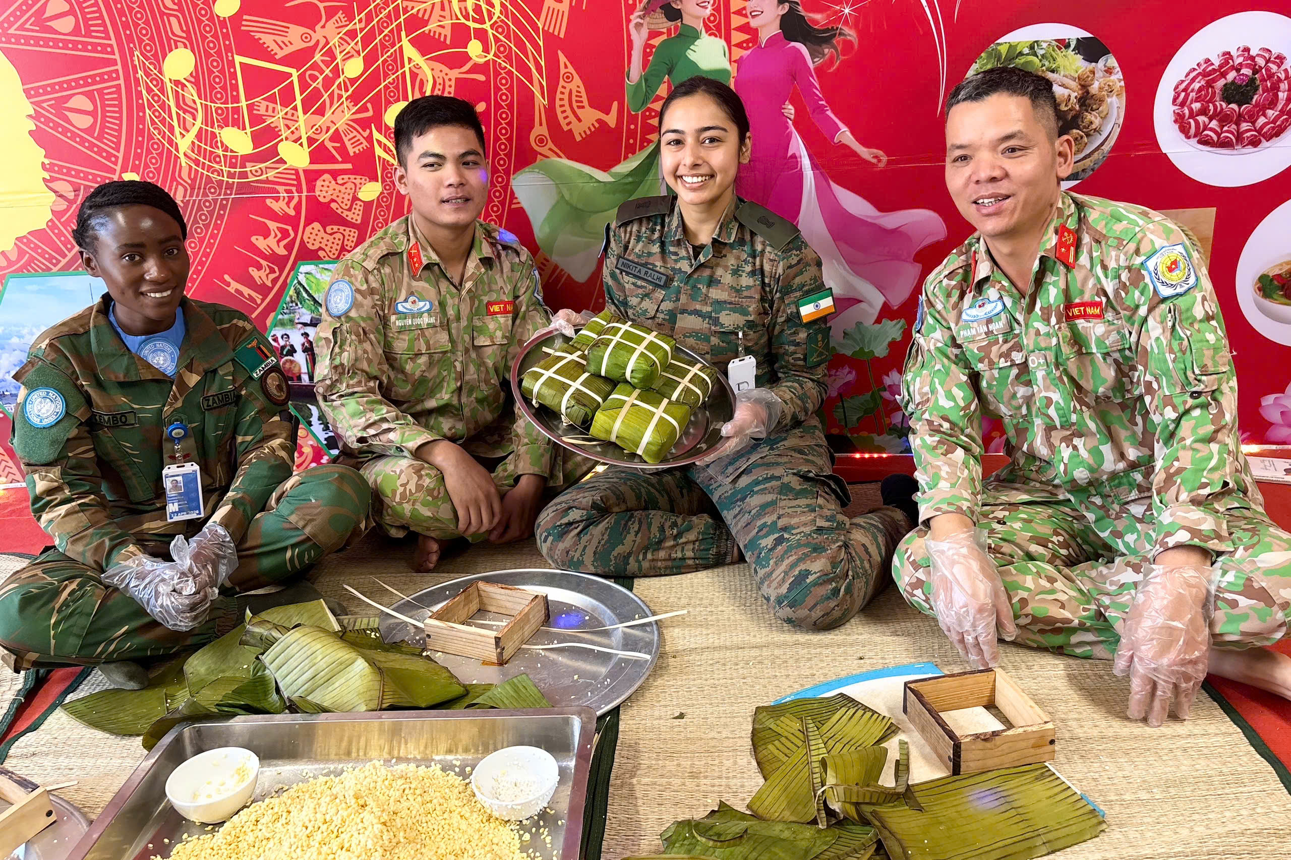 Tâm sự của những chiến sĩ mũ nồi xanh lần đầu đón tết ở châu Phi- Ảnh 4.