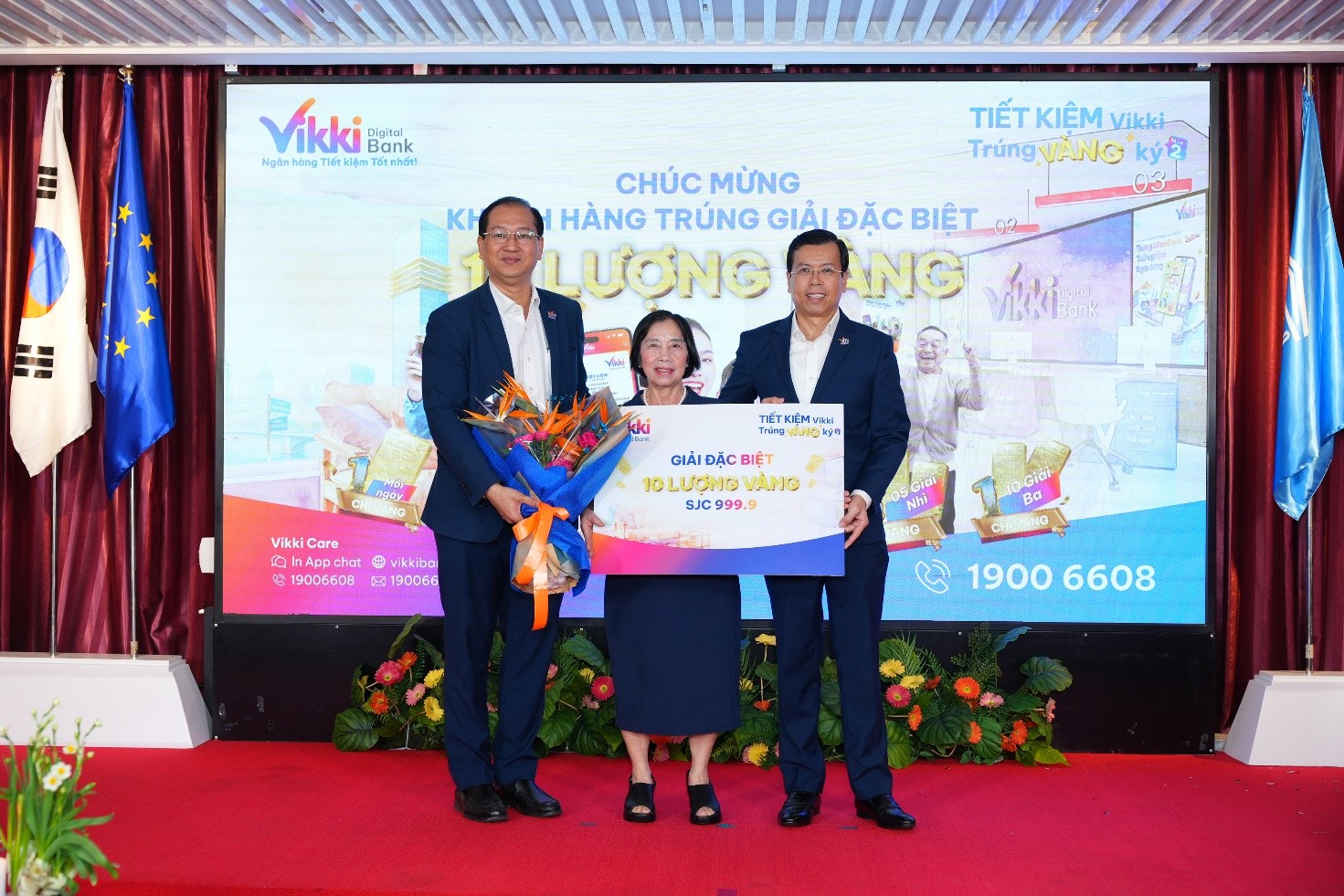 Vikki Bank trao giải 1 ký vàng và 10 giải thưởng khác trong chương trình tiết kiệm - Ảnh 1.