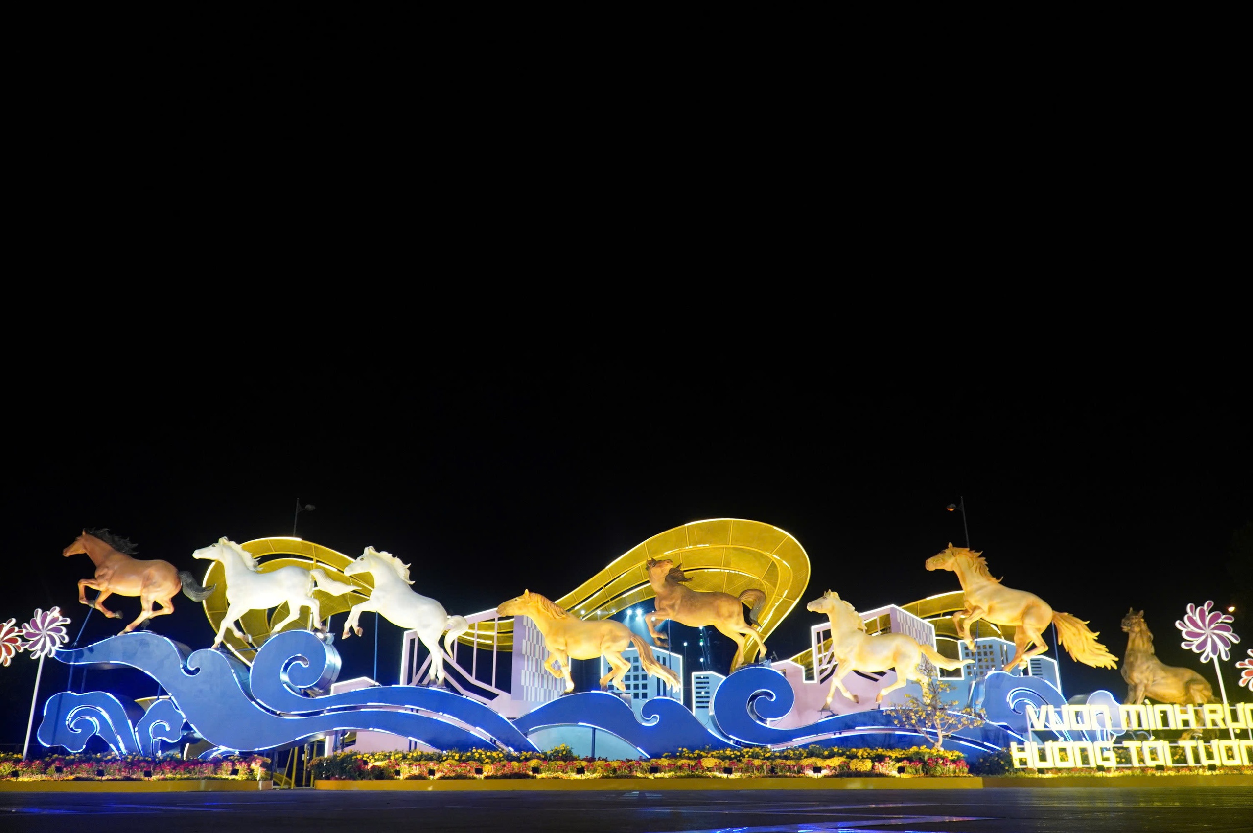 Những đường hoa xuân rực rỡ nhất 'xứ hoa' Đồng Tháp- Ảnh 2.