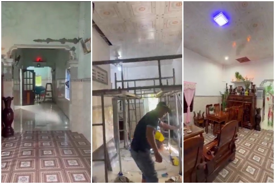 Hoa hậu Yến Nhi sửa nhà cho ba mẹ ở quê - Ảnh 2.