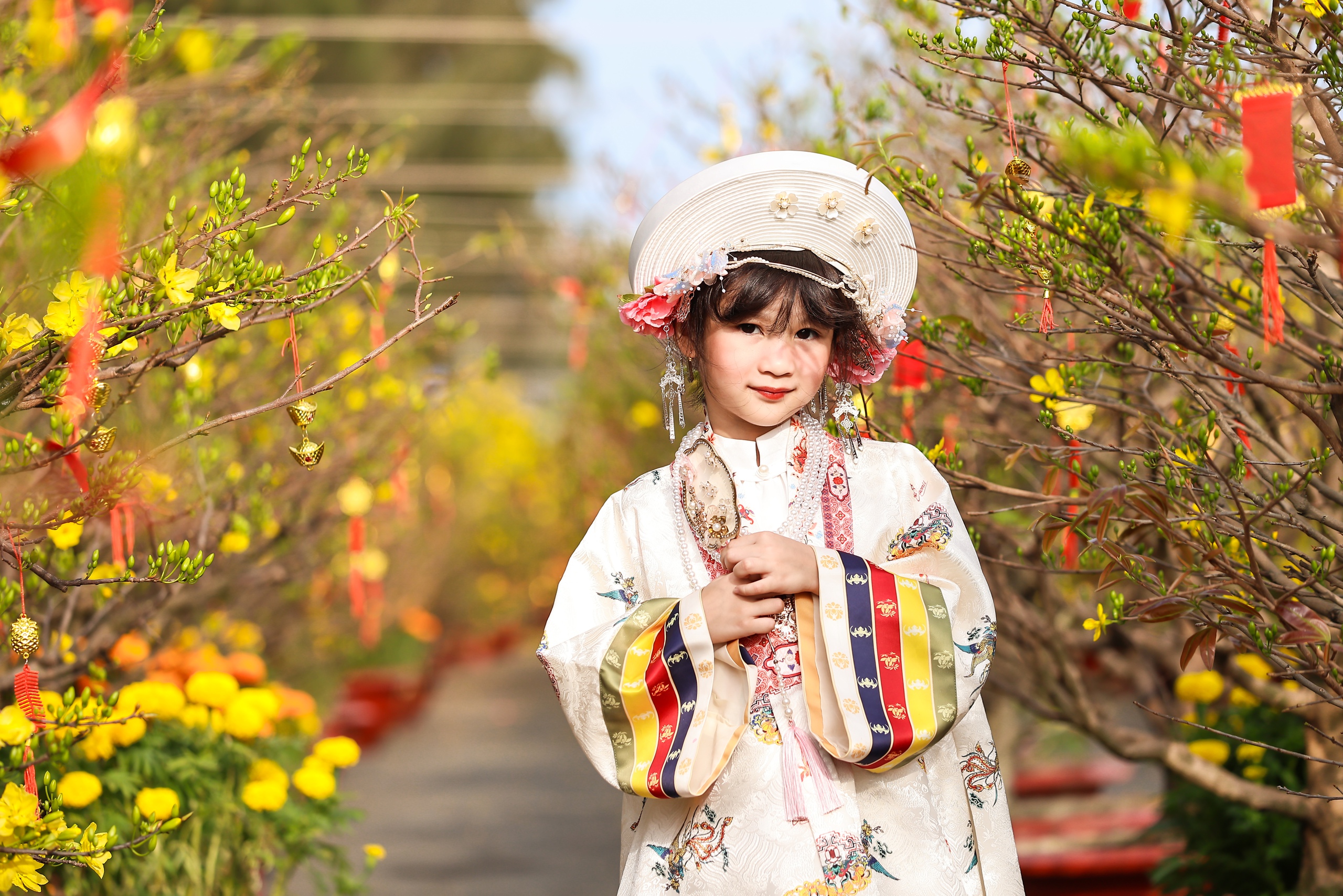 Đường hoa mai - đào lớn nhất miền Nam tại Cần Giờ nở rộ, check-in là 'auto' choáng ngợp- Ảnh 6. Đường hoa mai - đào lớn nhất miền Nam tại Cần Giờ nở rộ, check-in là 'auto' choáng ngợp- Ảnh 6.