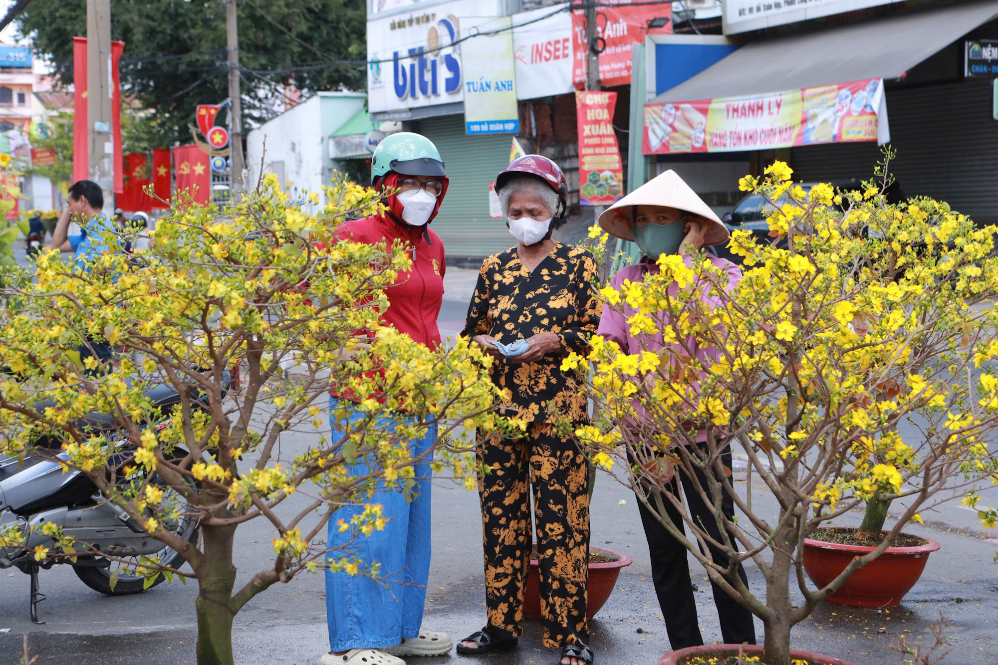 Hoa tết giảm gi&aacute; &ldquo;ch&aacute;y h&agrave;ng&rdquo; thu h&uacute;t người d&acirc;n mua dịp tết 2026 - Ảnh 8.