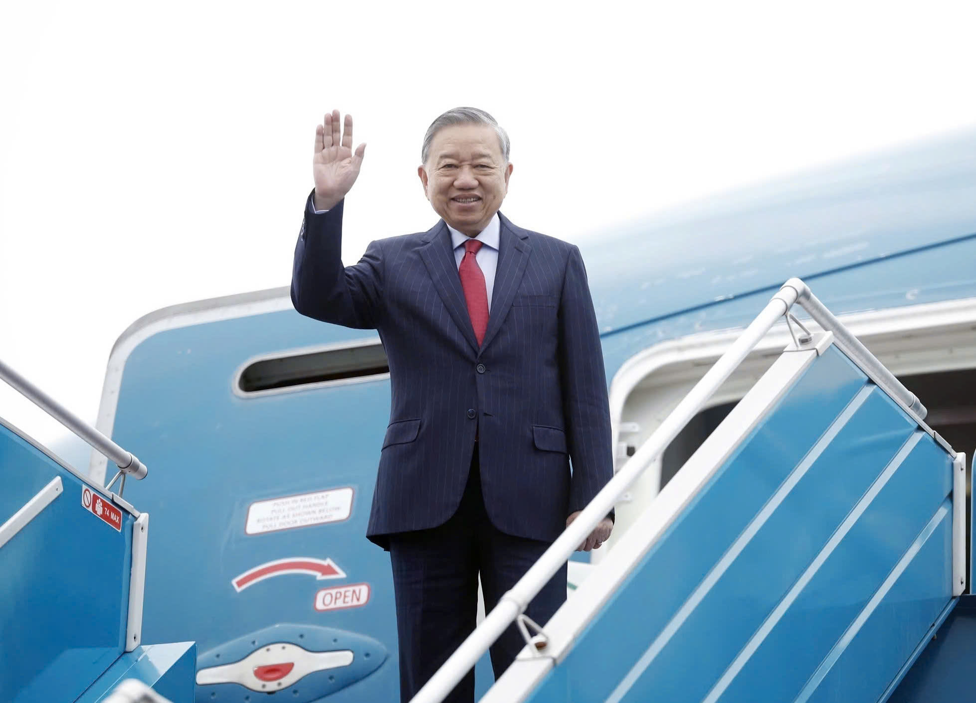 Tổng B&iacute; thư T&ocirc; L&acirc;m tham dự Hội đồng h&ograve;a b&igrave;nh về Gaza tại Mỹ 2026 - Ảnh 1.