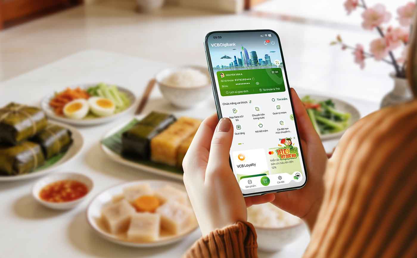 Ngày vía Thần Tài mở app VCB Digibank, cơ hội nhận tới 10 chỉ vàng - Ảnh 2.