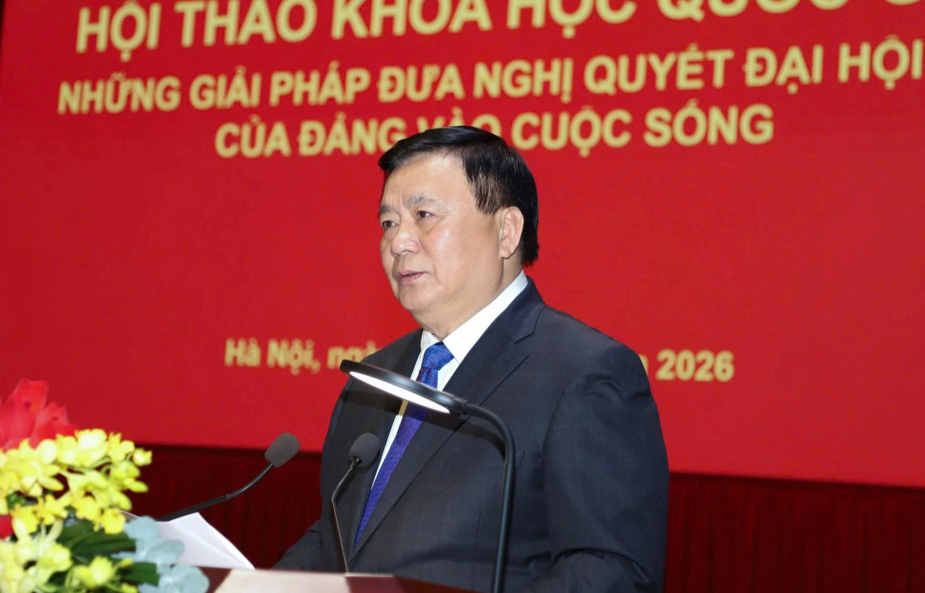 Cần c&oacute; KPI cho người đứng đầu trong triển khai Nghị quyết Đại hội XIV - Ảnh 1.