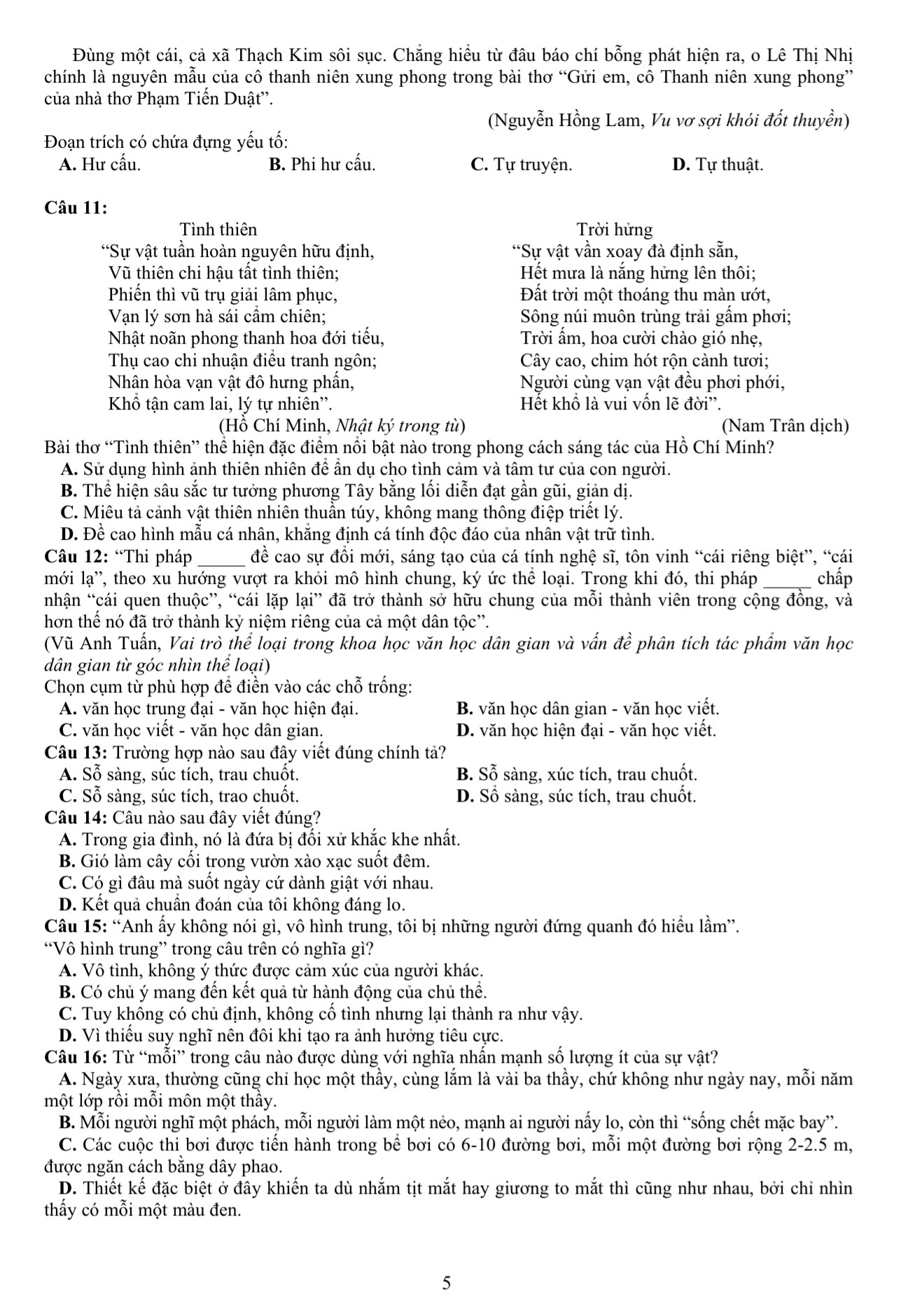 Đề thi mẫu đánh giá năng lực ĐH Quốc gia TP.HCM 2026 - Ảnh 5.