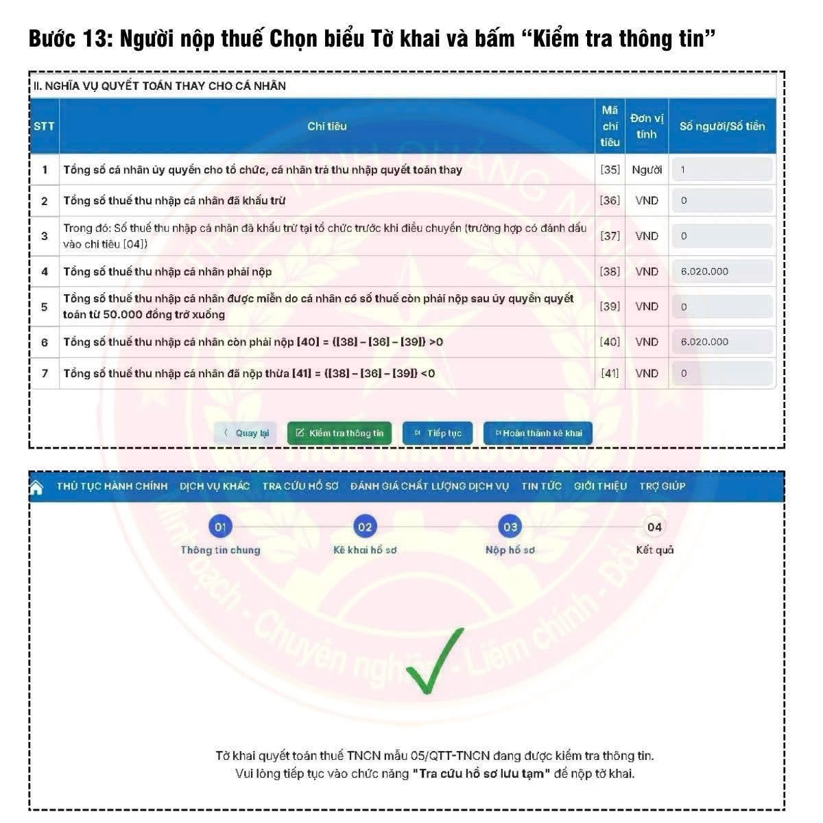  17 bước quyết toán thuế thu nhập cá nhân trực tuyến- Ảnh 7.