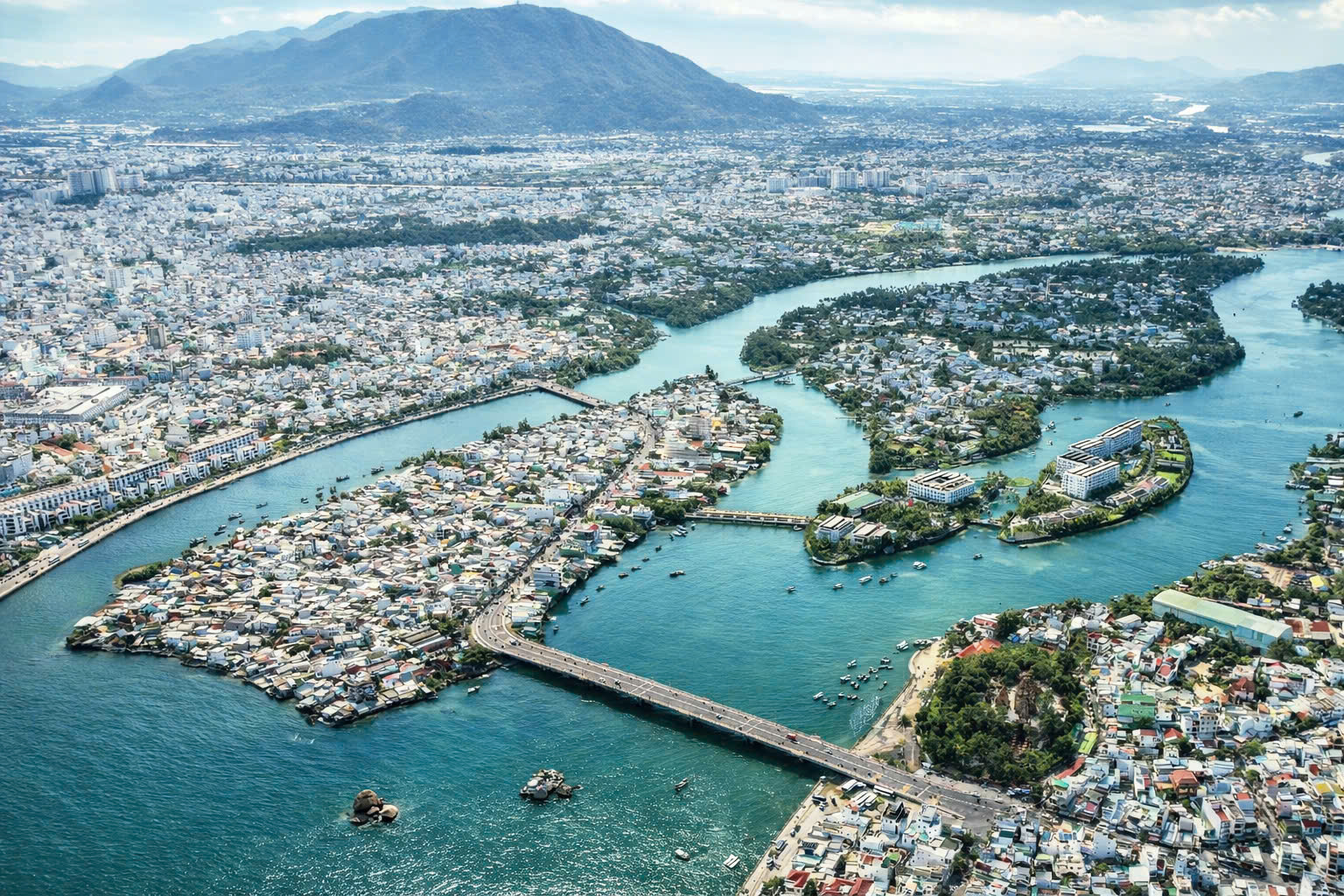 Khánh Hòa quy hoạch cồn Ngọc Thảo, cồn Nhất Trí thành không gian xanh ven sông - Ảnh 1.