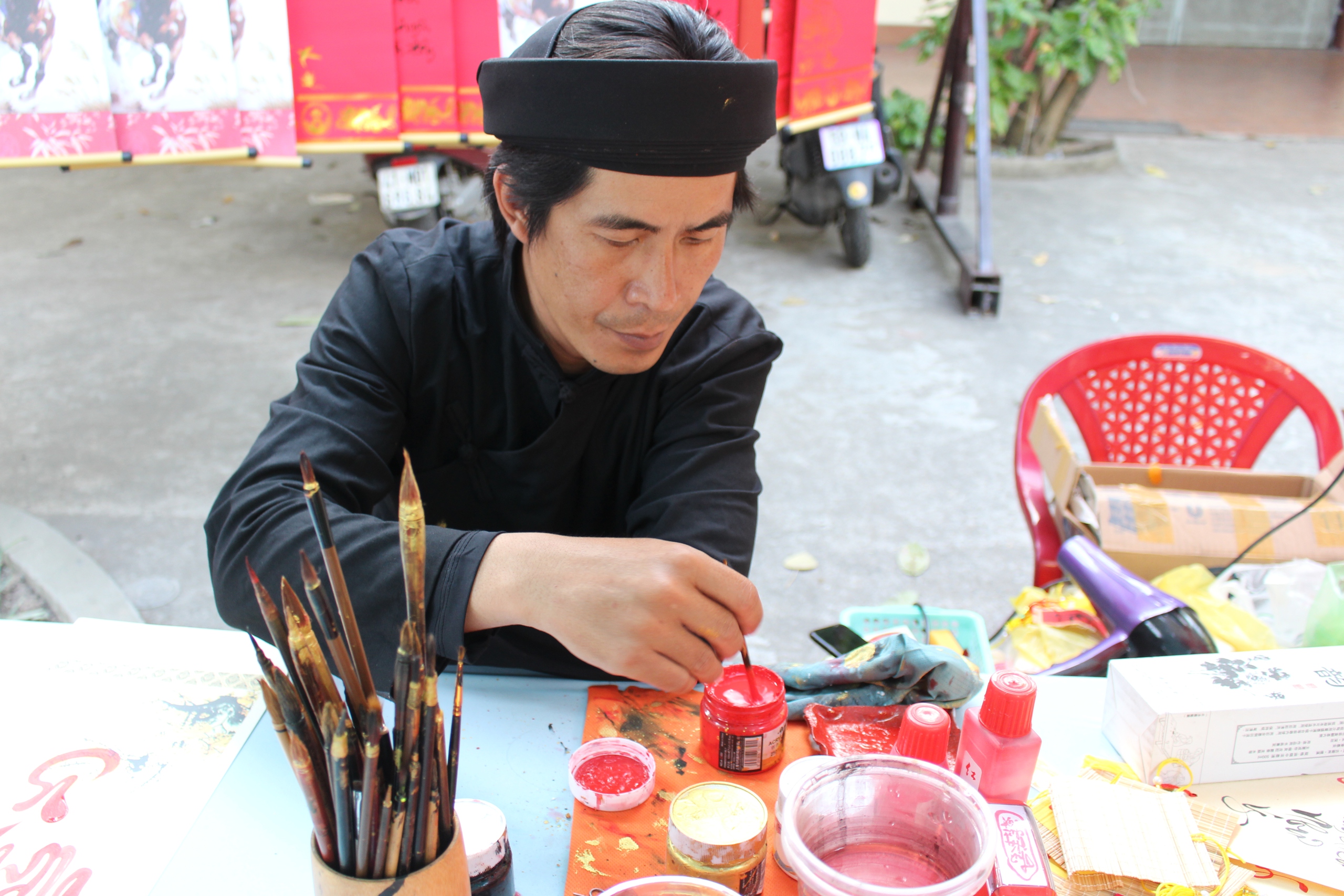 Xin chữ đầu năm tại tp . Hcm: Nét đẹp văn hóa truyền thống người Việt 2026 - Ảnh 3. Xin chữ đầu năm tại tp . Hcm: Nét đẹp văn hóa truyền thống người Việt 2026 - Ảnh 3.