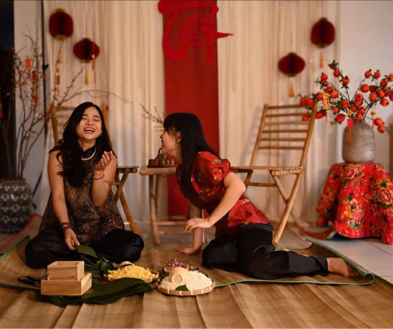 Người Việt tại Thụy Sĩ g&oacute;i b&aacute;nh chưng đ&oacute;n tết Giữa tiết trời lạnh gi&aacute; - Ảnh 3.