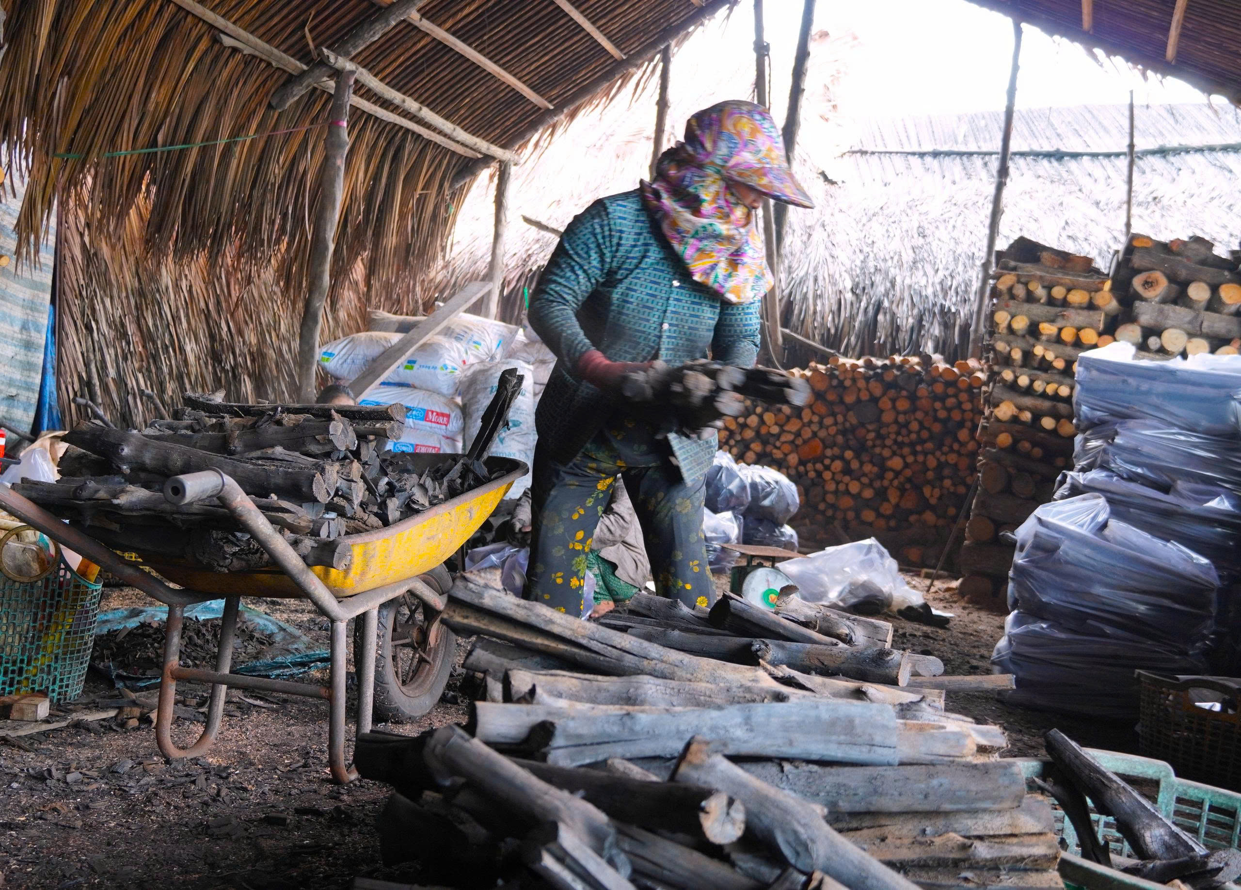 Nghề hầm than Cà Mau trăm năm đỏ lửa - Ảnh 7. Nghề hầm than Cà Mau trăm năm đỏ lửa - Ảnh 7.