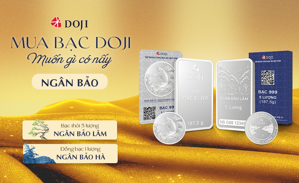 DOJI chính thức ra mắt bạc tích trữ 1 lượng và 5 lượng - Ảnh 1.