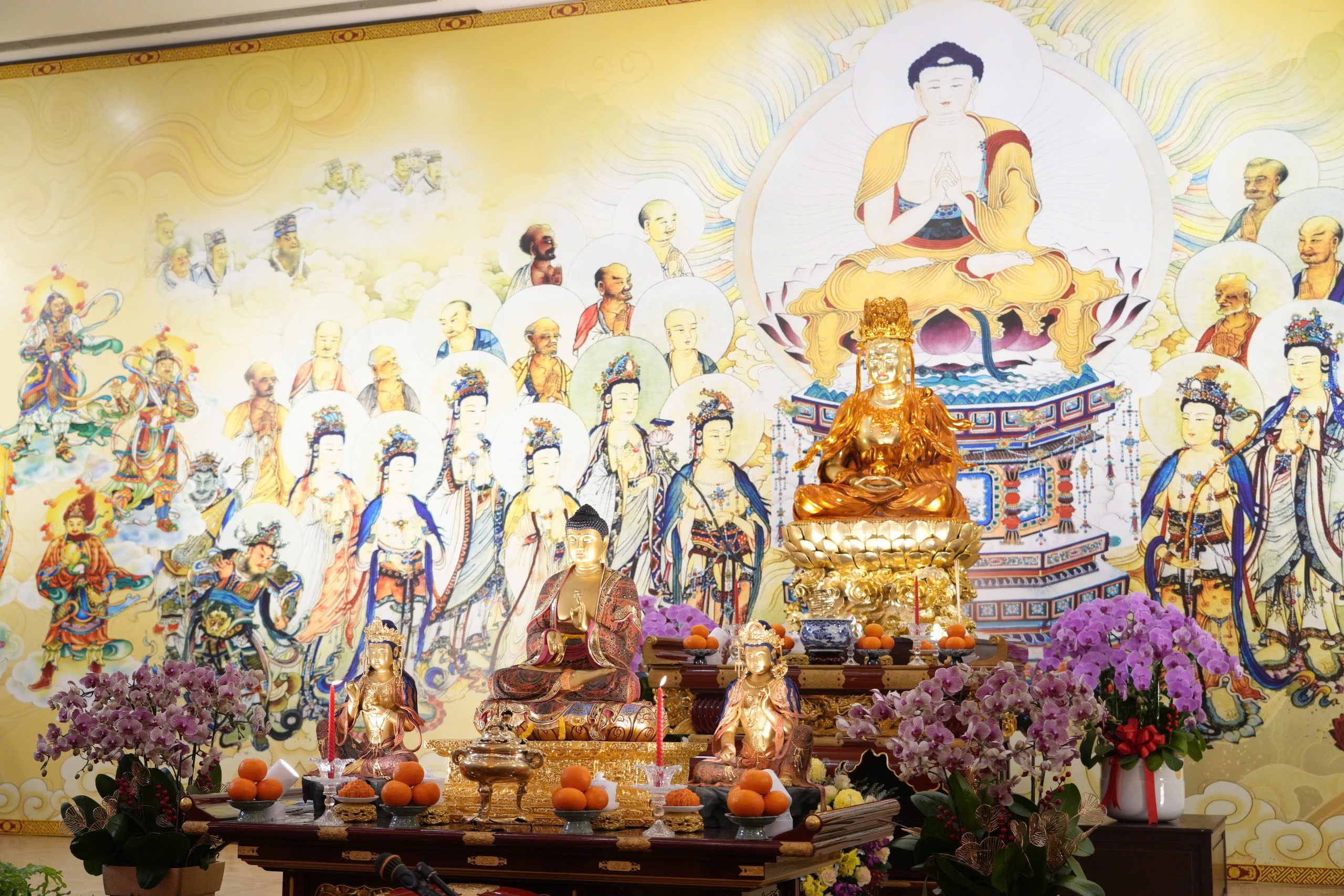 Khai đàn Pháp hội Dược Sư cầu quốc thái dân an tại Việt Nam Quốc Tự- Ảnh 4. Khai đàn Pháp hội Dược Sư cầu quốc thái dân an tại Việt Nam Quốc Tự- Ảnh 4.