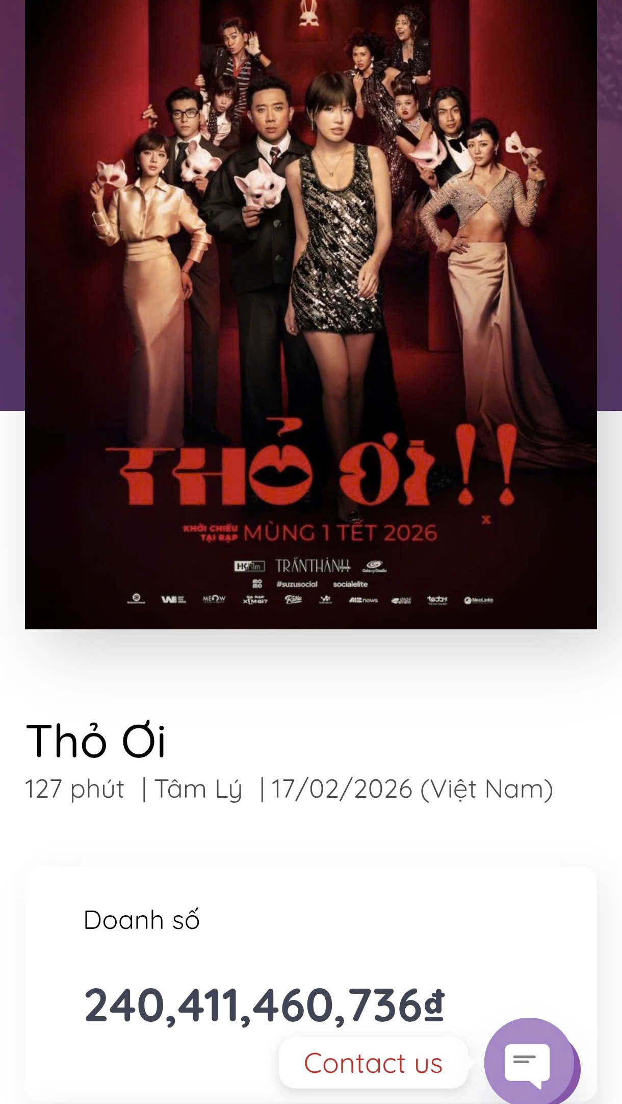 Phim Trấn Th&agrave;nh '&aacute;p đảo' doanh thu ph&ograve;ng v&eacute;, c&ograve;n c&aacute;c phim kh&aacute;c ra sao? - Ảnh 1.