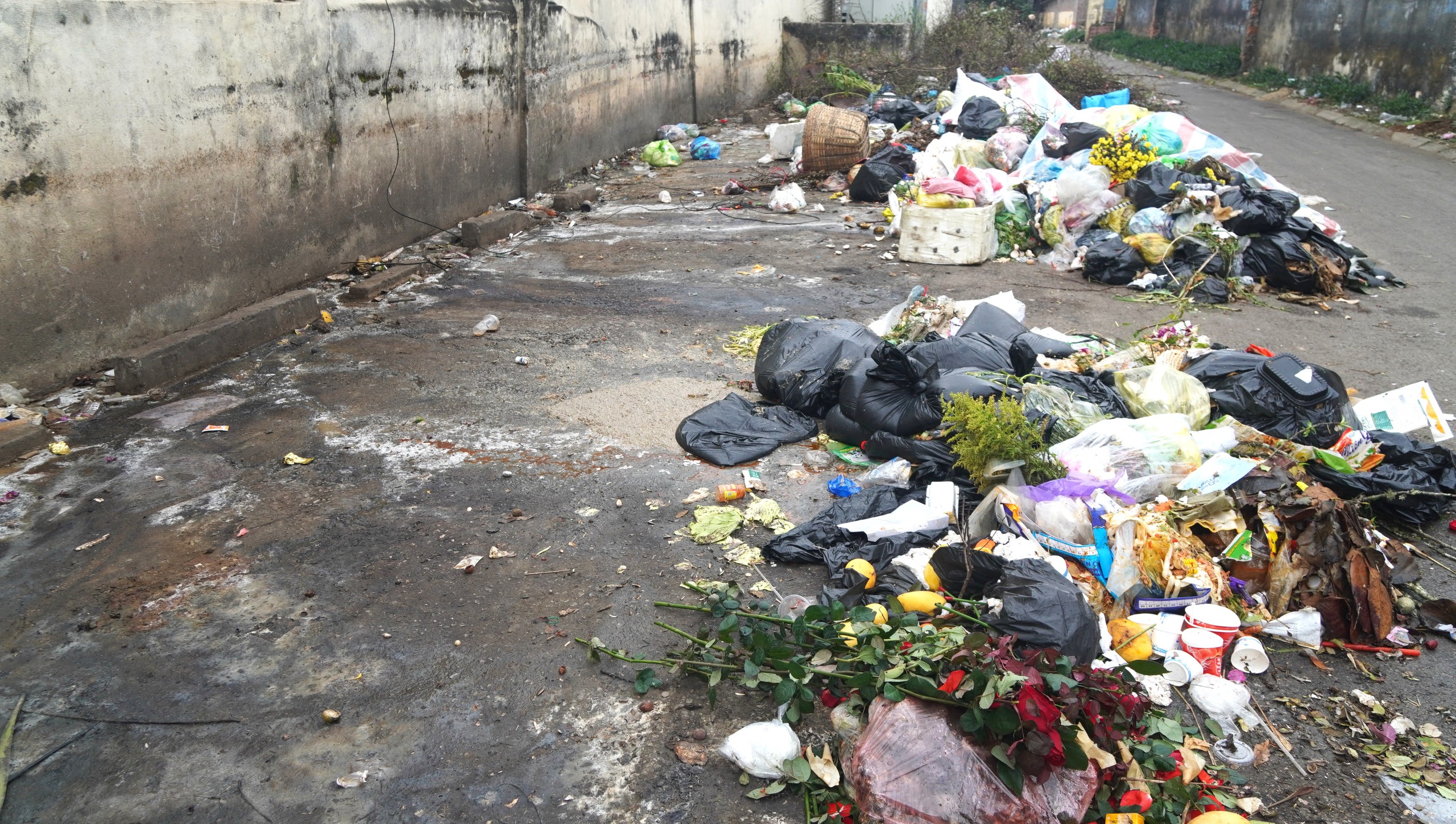 Rác thải chất thành đống ở các phường trung tâm Thanh Hóa- Ảnh 5. Rác thải chất thành đống ở các phường trung tâm Thanh Hóa- Ảnh 5.