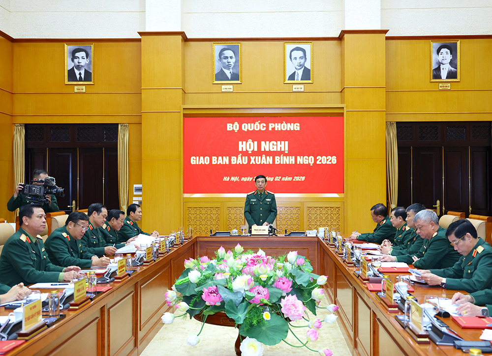 Đại tướng Phan Văn Giang: Tiếp tục điều chỉnh tổ chức quân đội giai đoạn 2026 - 2030- Ảnh 2. Đại tướng Phan Văn Giang: Tiếp tục điều chỉnh tổ chức quân đội giai đoạn 2026 - 2030- Ảnh 2.