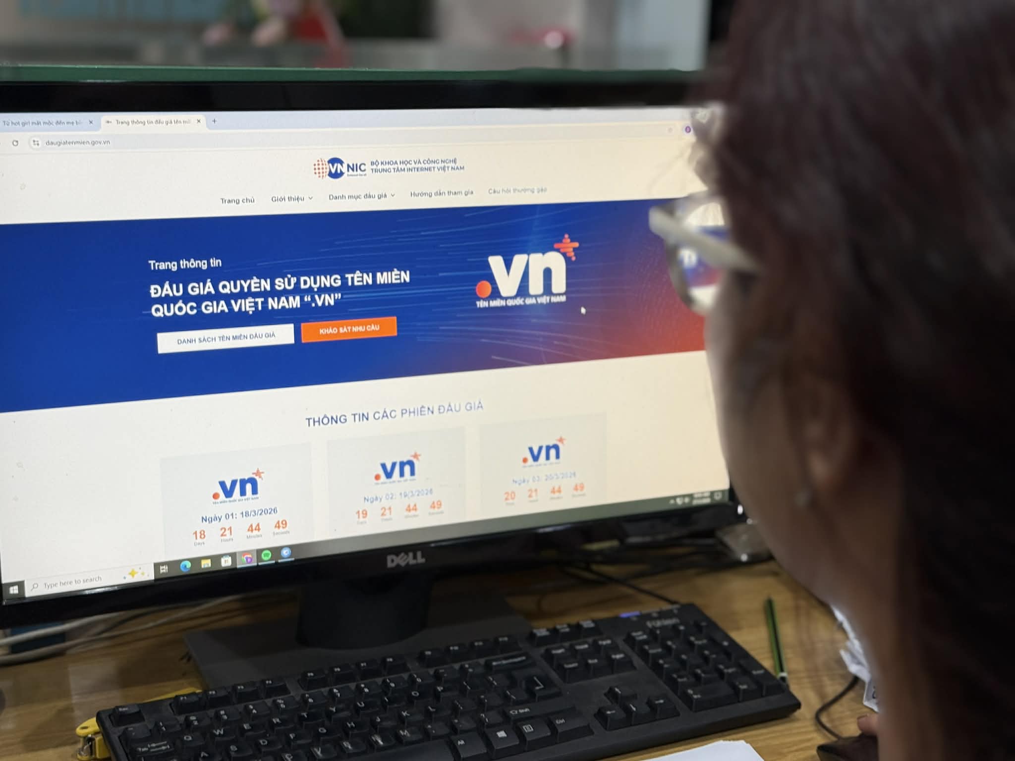 Đấu giá tên miền . Vn 2 ký tự hiếm bậc nhất lần đầu tiên vào tháng 3 năm 2026 - Ảnh 1.