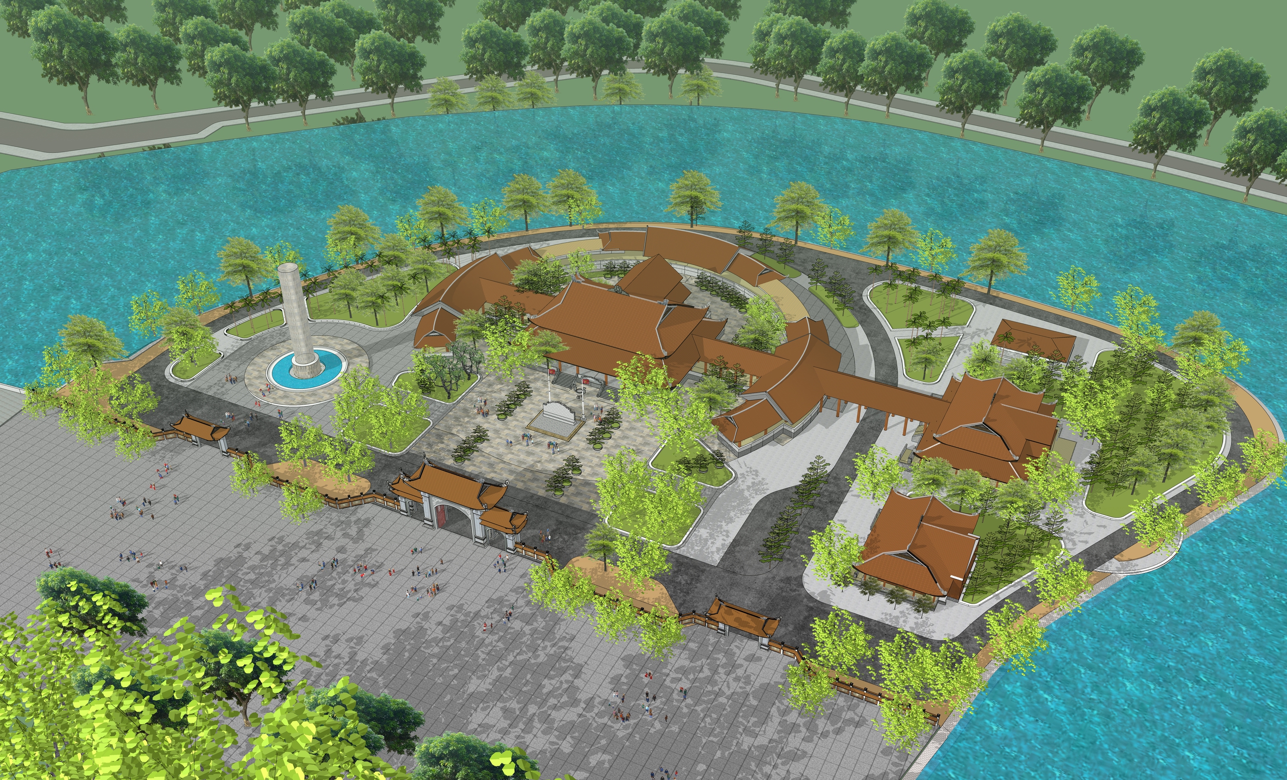 Xây dựng đền tưởng niệm 322 tỉ đồng, ghi danh gần 40.000 người có công Cà Mau - Ảnh 1.