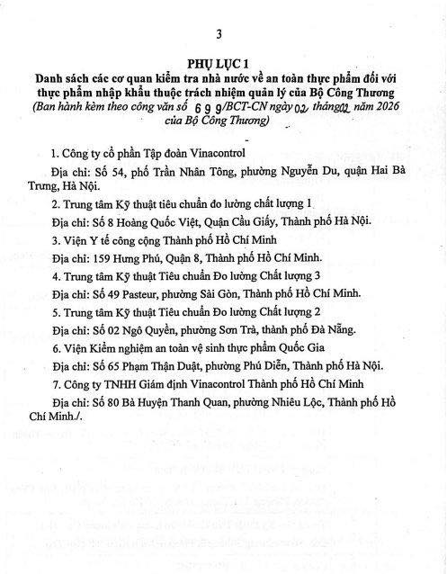 Bộ C&ocirc;ng thương c&oacute; hướng dẫn mới về kiểm tra an to&agrave;n thực phẩm h&agrave;ng nhập khẩu- Ảnh 4.