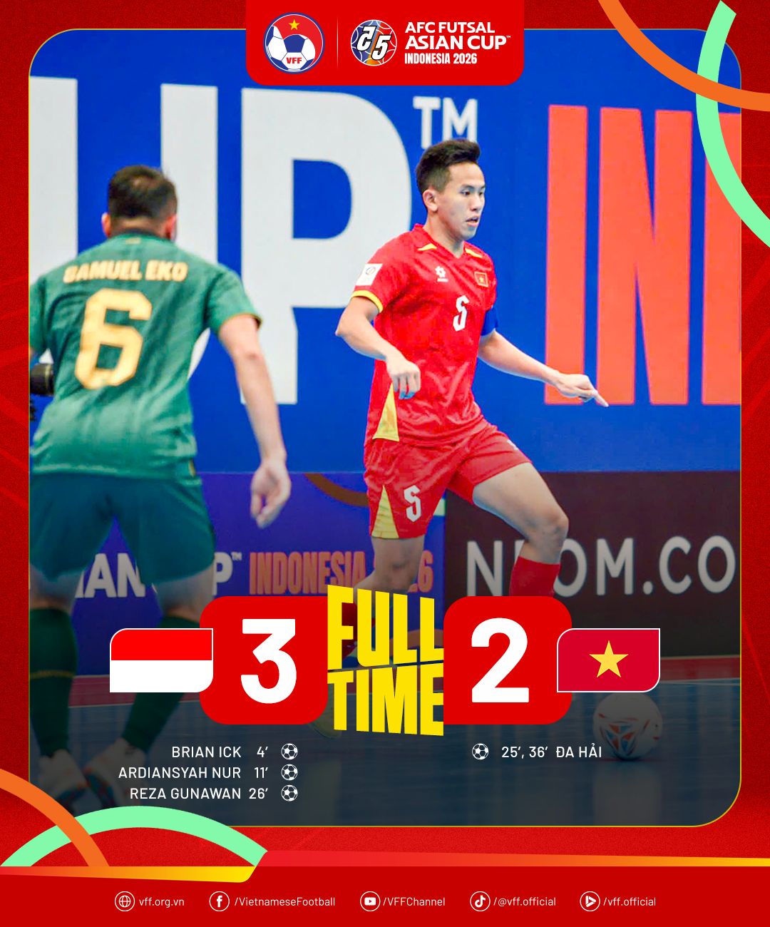 Xác định 2 cặp bán kết futsal châu Á: Lộ diện kênh phát sóng mới nhất, đá ngày nào?- Ảnh 1.