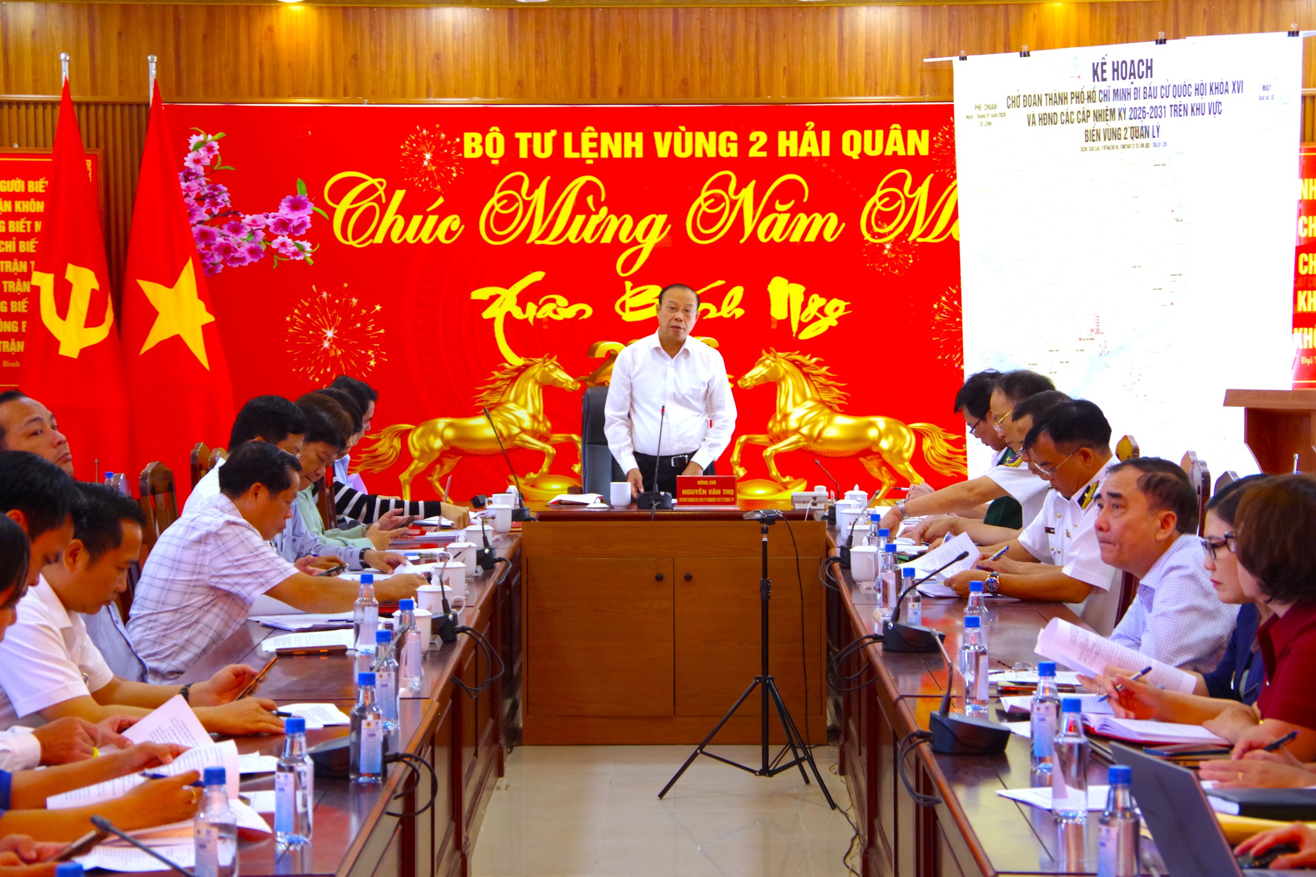 Vùng 2 Hải quân sẵn sàng công tác bầu cử sớm trên biển- Ảnh 3.