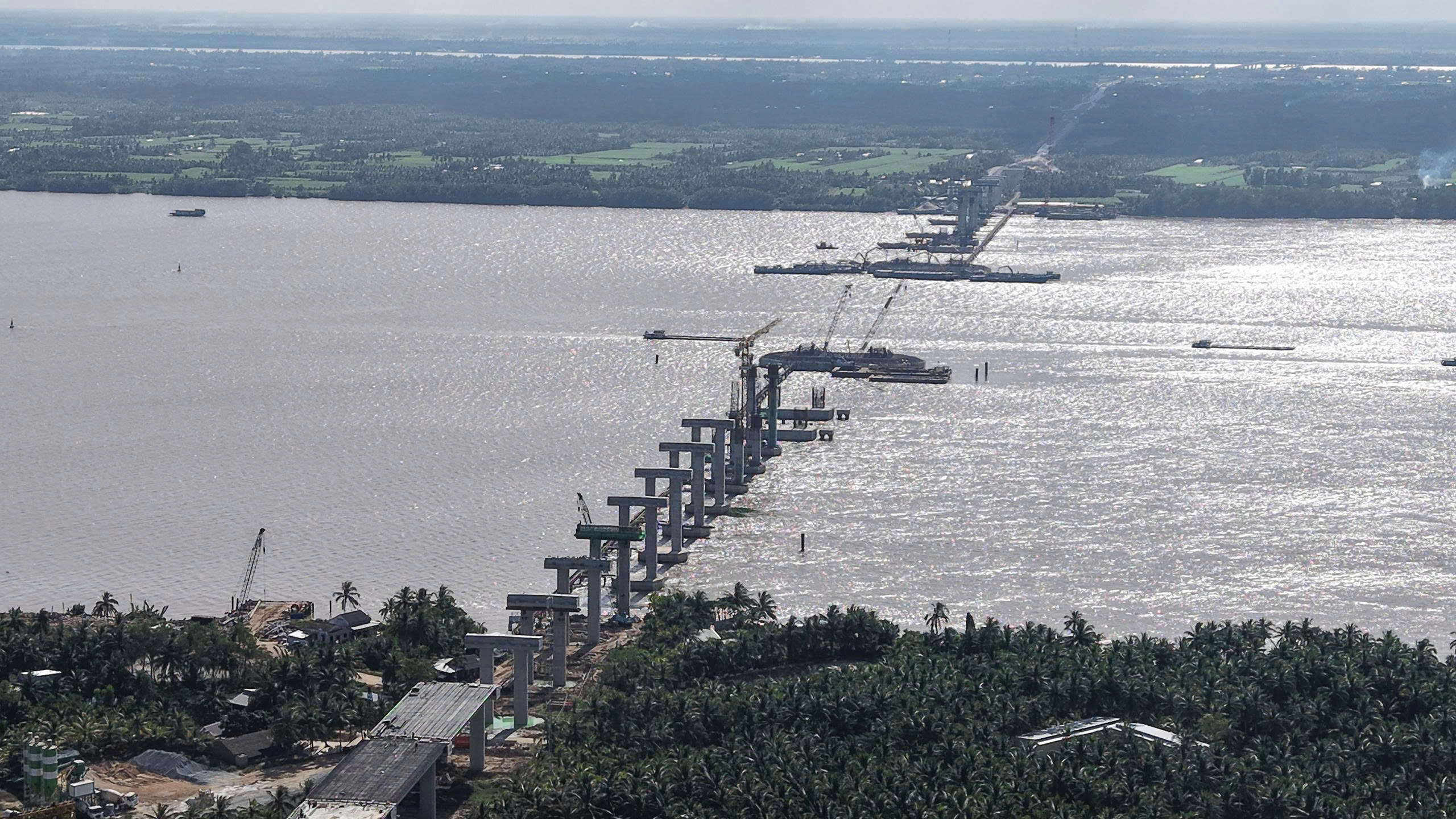 Cầu Đại Ng&atilde;i 2 được th&ocirc;ng xe tạm v&agrave; ch&iacute;nh thức ho&agrave;n th&agrave;nh v&agrave;o 30.4 - Ảnh 11.