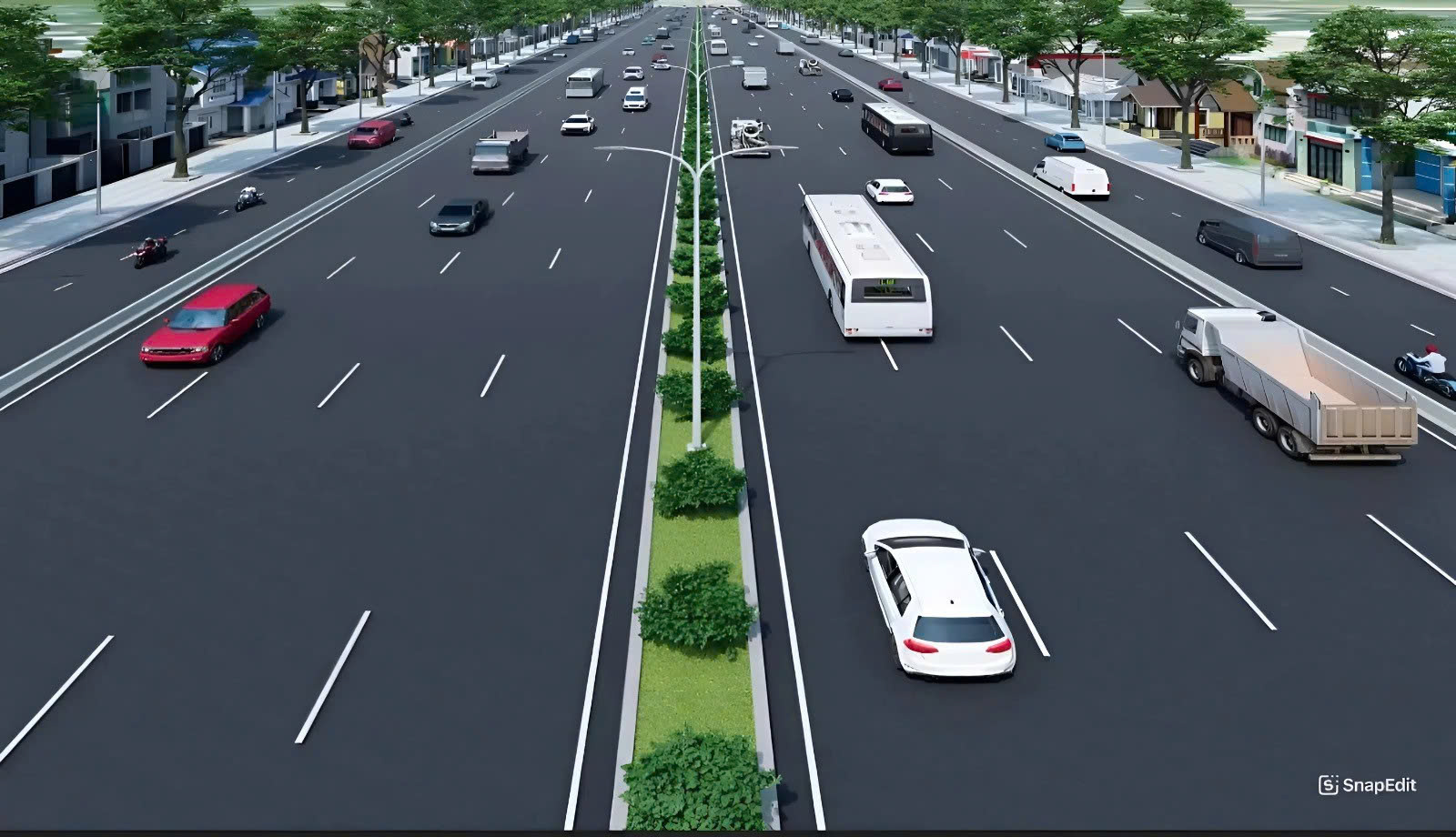 Phối cảnh QL1 TP.HCM sau khi mở rộng gấp 3 lần, x&oacute;a n&uacute;t thắt về miền T&acirc;y- Ảnh 1.