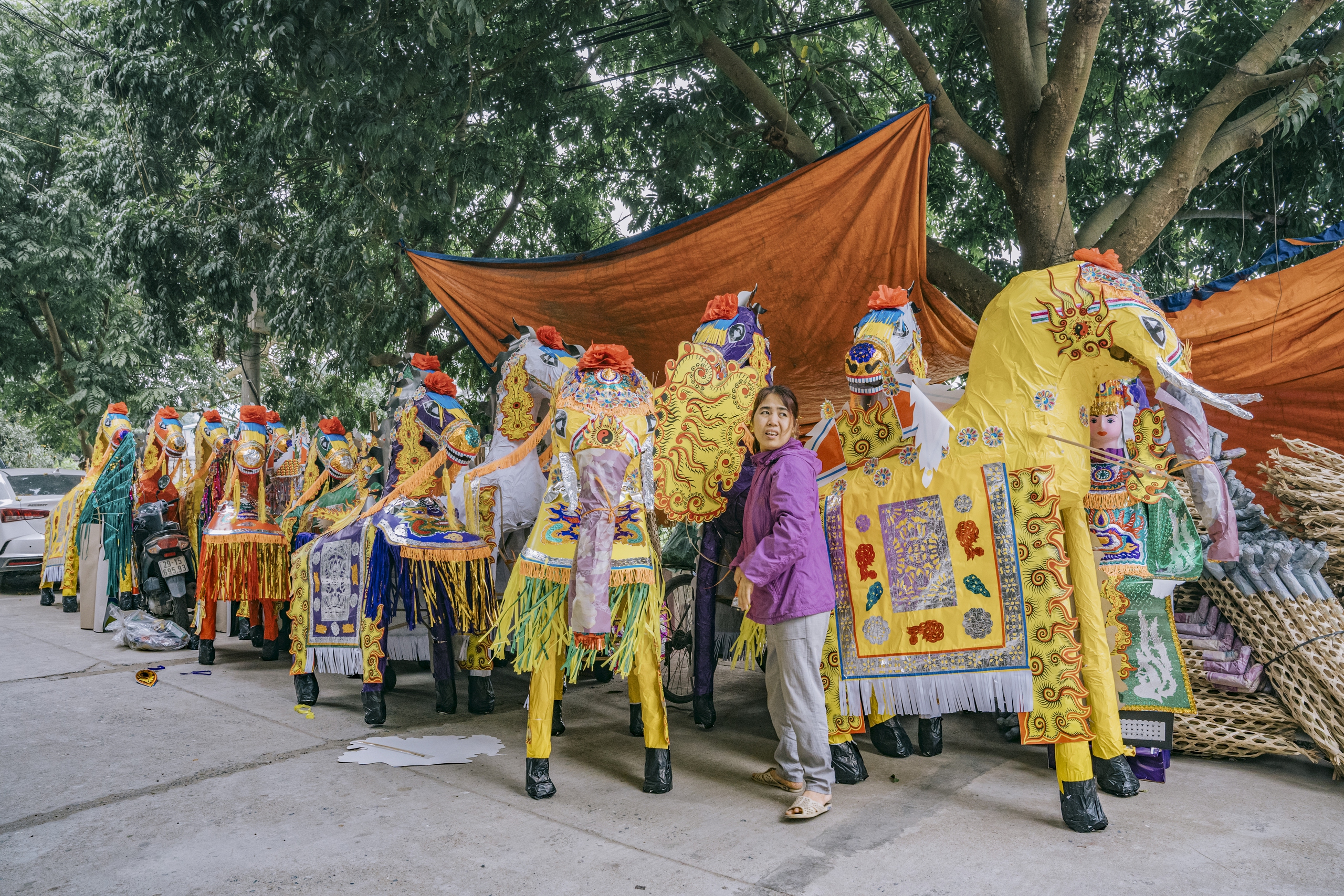 Thủ phủ v&agrave;ng m&atilde; H&agrave; Nội tất bật trước tết Nguy&ecirc;n đ&aacute;n B&iacute;nh Ngọ 2026- Ảnh 2.