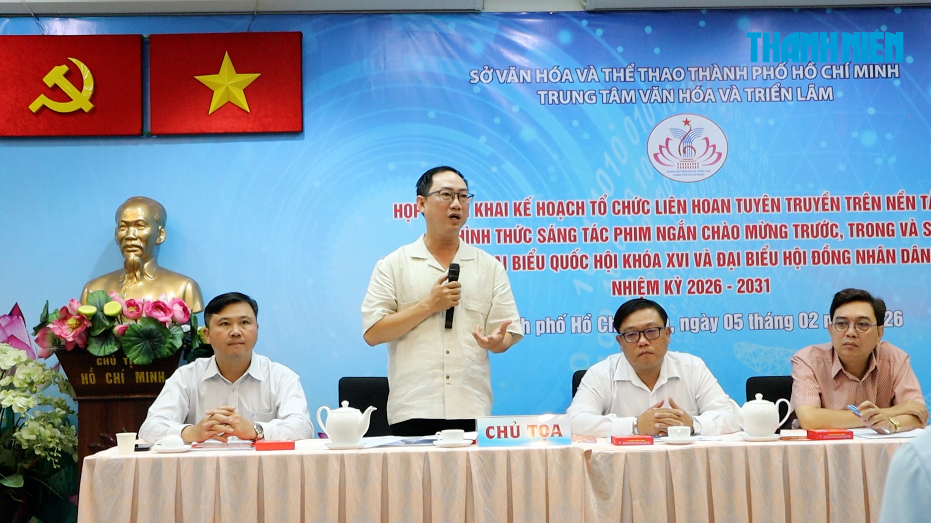 Nhạc sĩ Nguyễn Quang Vinh chia sẻ kinh nghiệm s&aacute;ng t&aacute;c phim ngắn cho bầu cử 2026 - Ảnh 1.