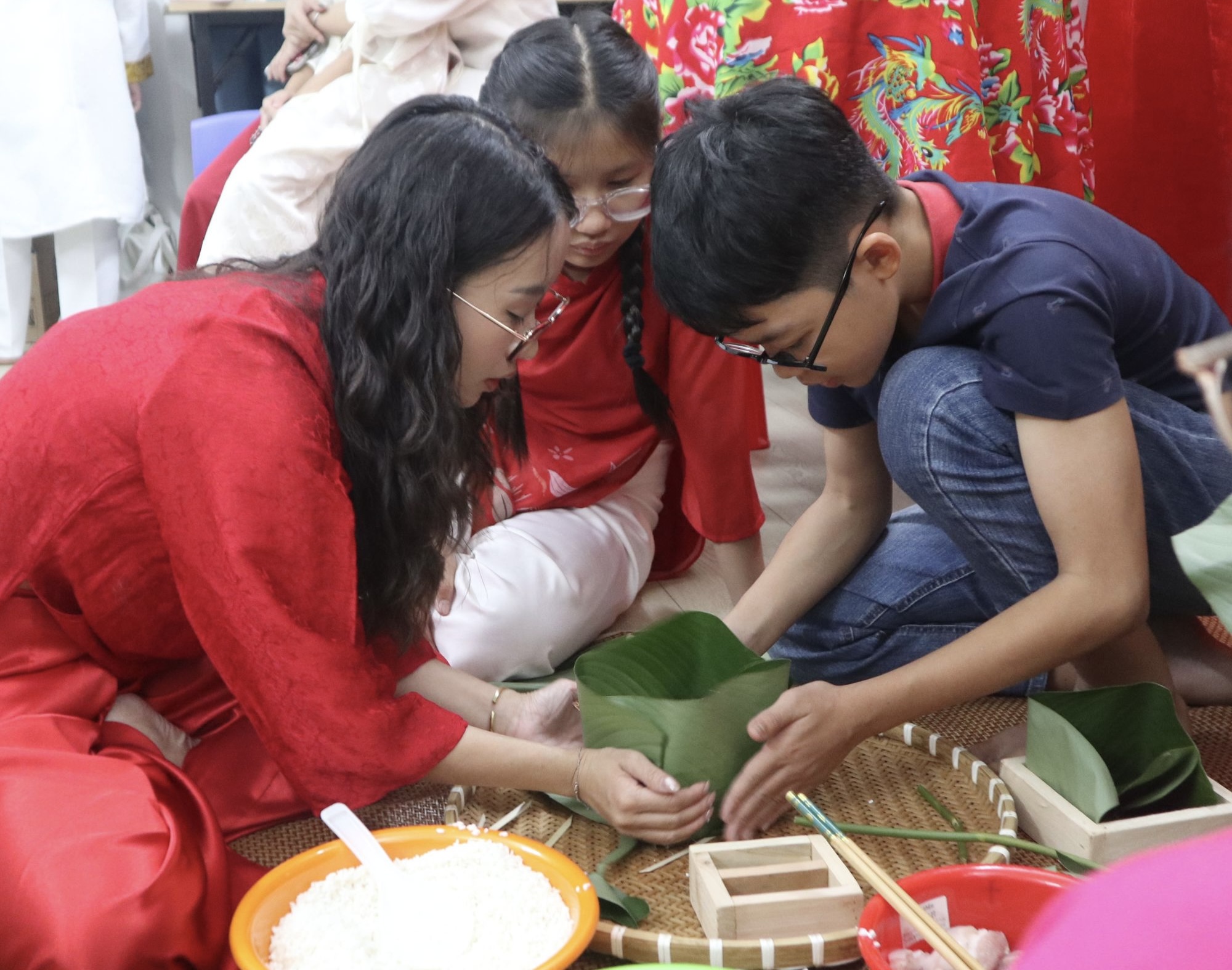 Trước kỳ nghỉ Tết Nguyên đán 2026: Trường học nhộn nhịp hội xuân - Ảnh 22.