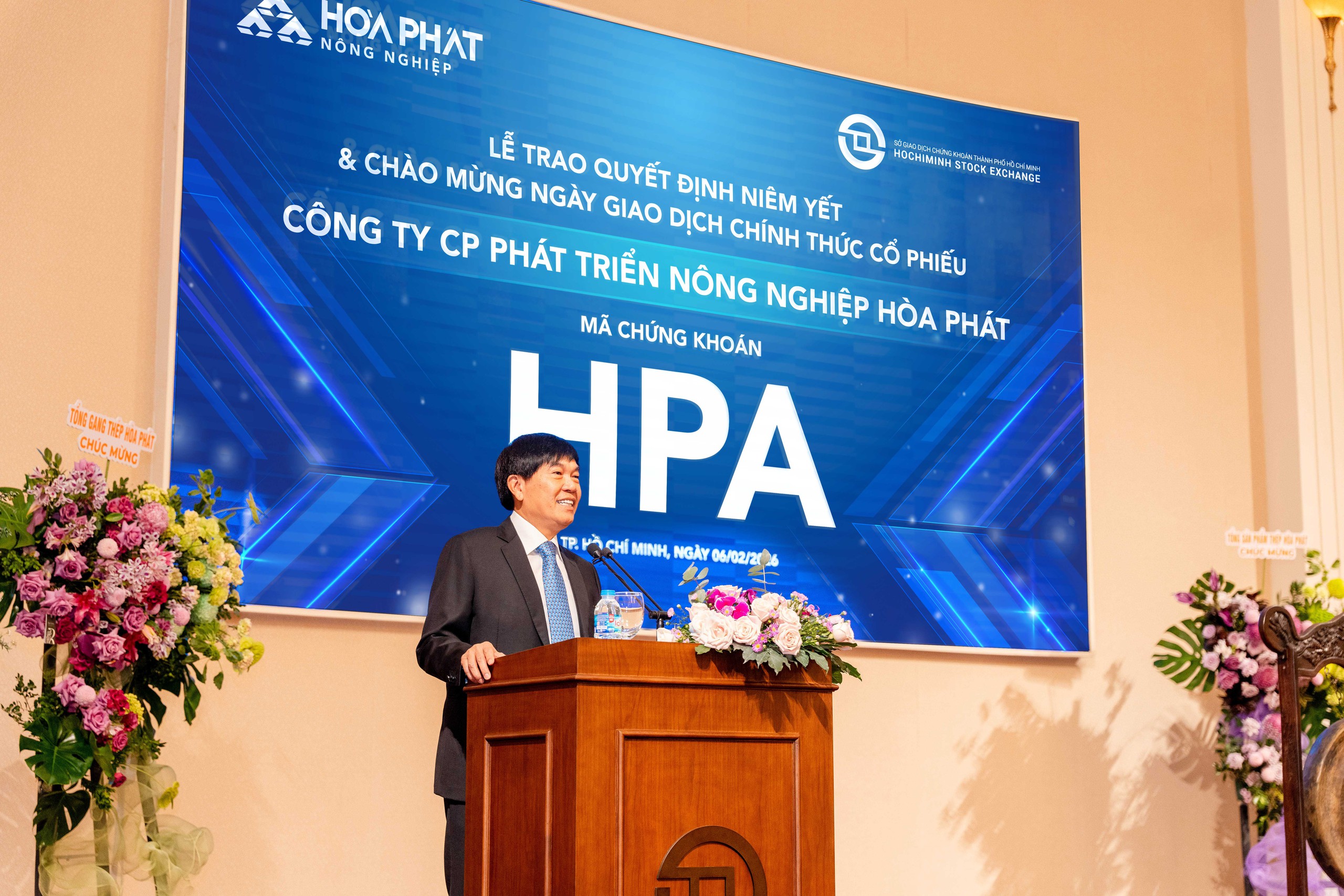 Cổ phiếu công ty nông nghiệp Hòa Phát chính thức lên sàn HOSE- Ảnh 1.