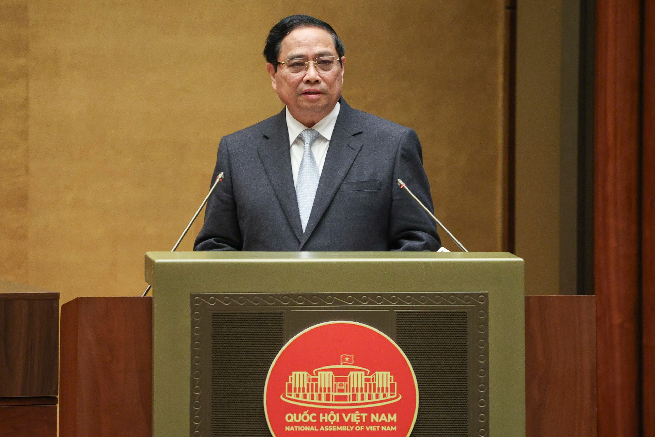 Thủ tướng Phạm Minh Ch&iacute;nh: Sớm để nh&acirc;n d&acirc;n thụ hưởng th&agrave;nh quả Đại hội XIV - Ảnh 1.