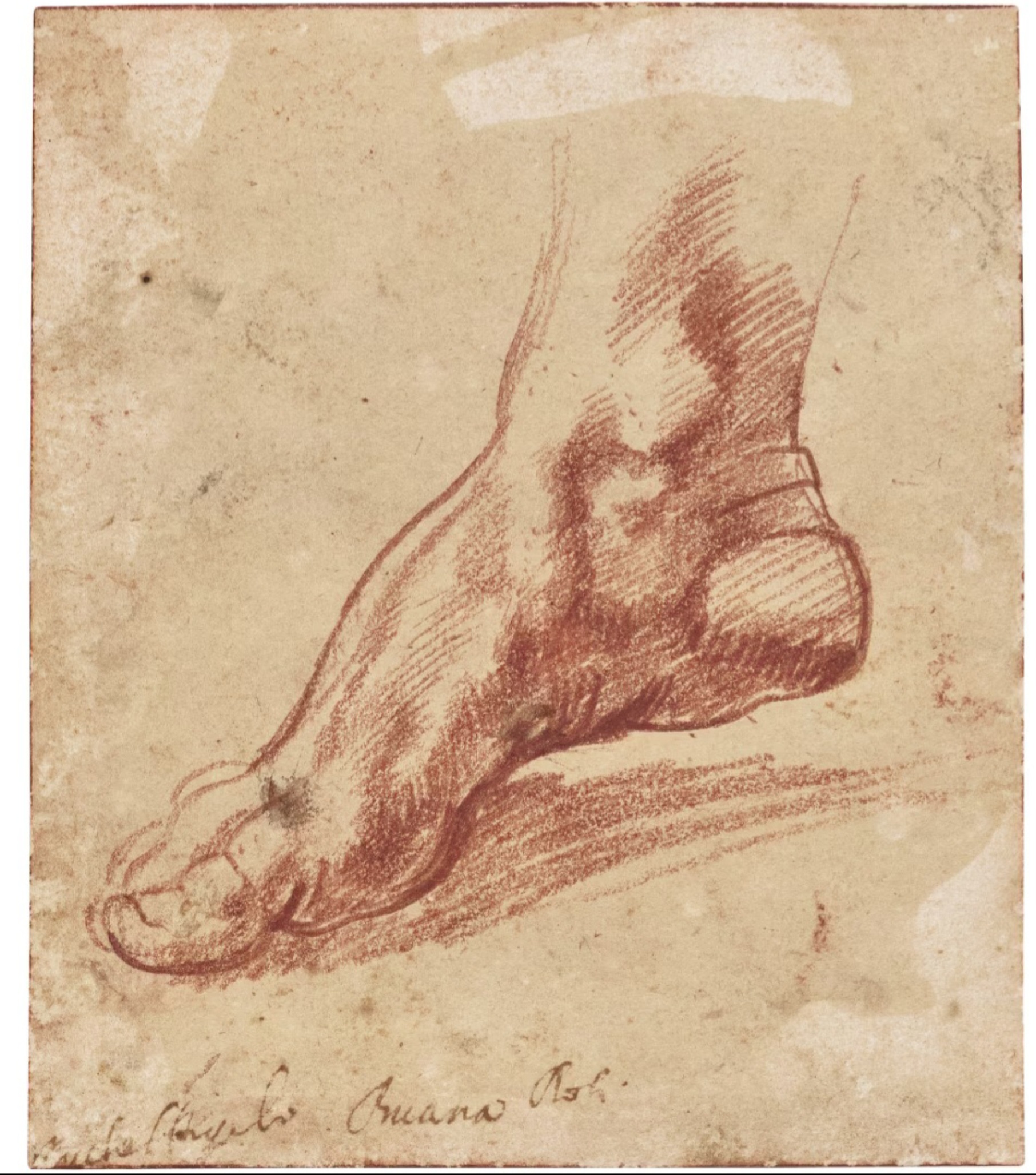 Bức vẽ phác thảo bàn chân được bán với giá kỷ lục hơn 27 triệu USD - Ảnh 1.