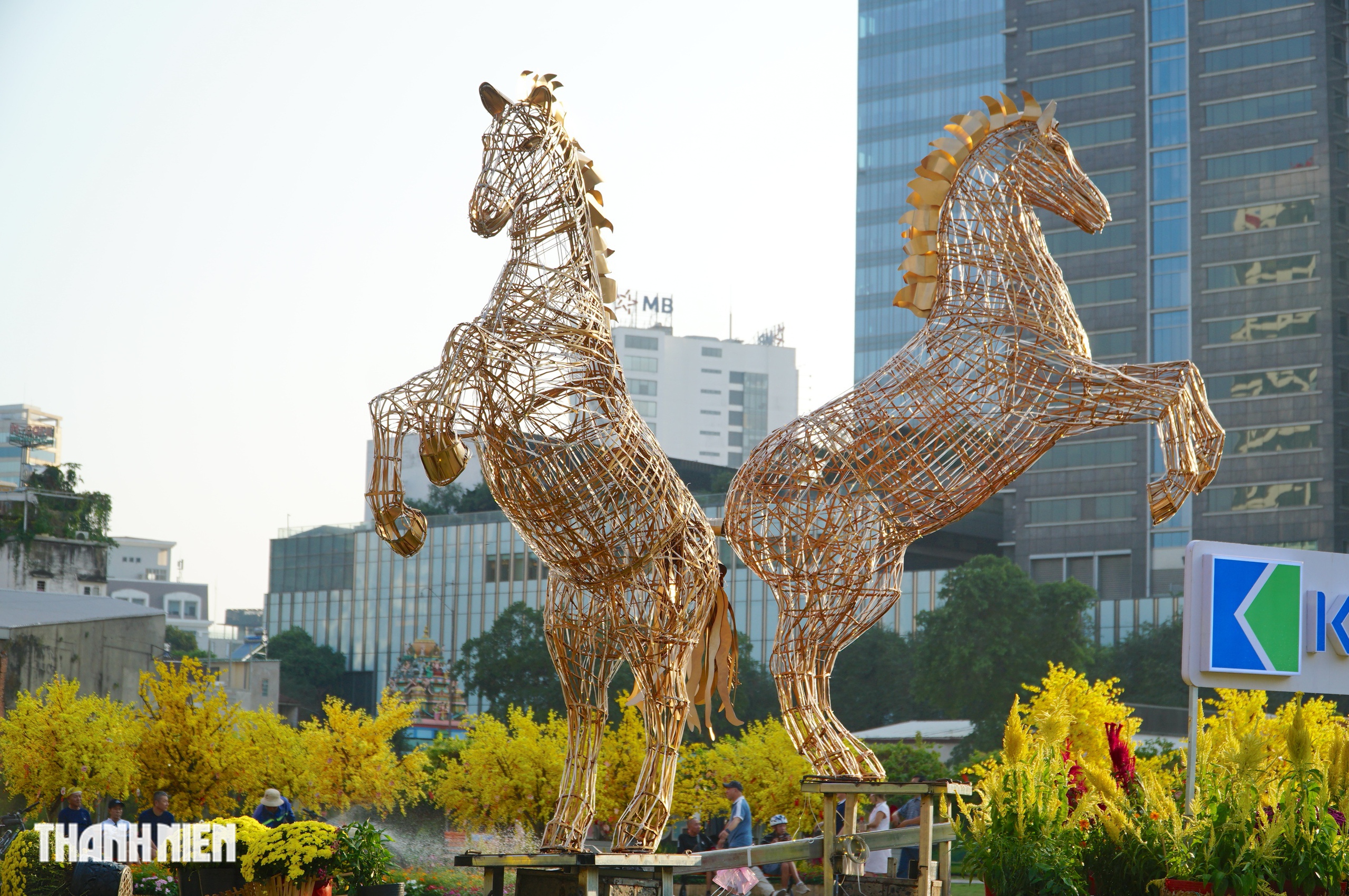 Check-in tết nơi đất v&agrave;ng thương x&aacute; Tax cạnh đường hoa Nguyễn Huệ ở TP.HCM- Ảnh 6.