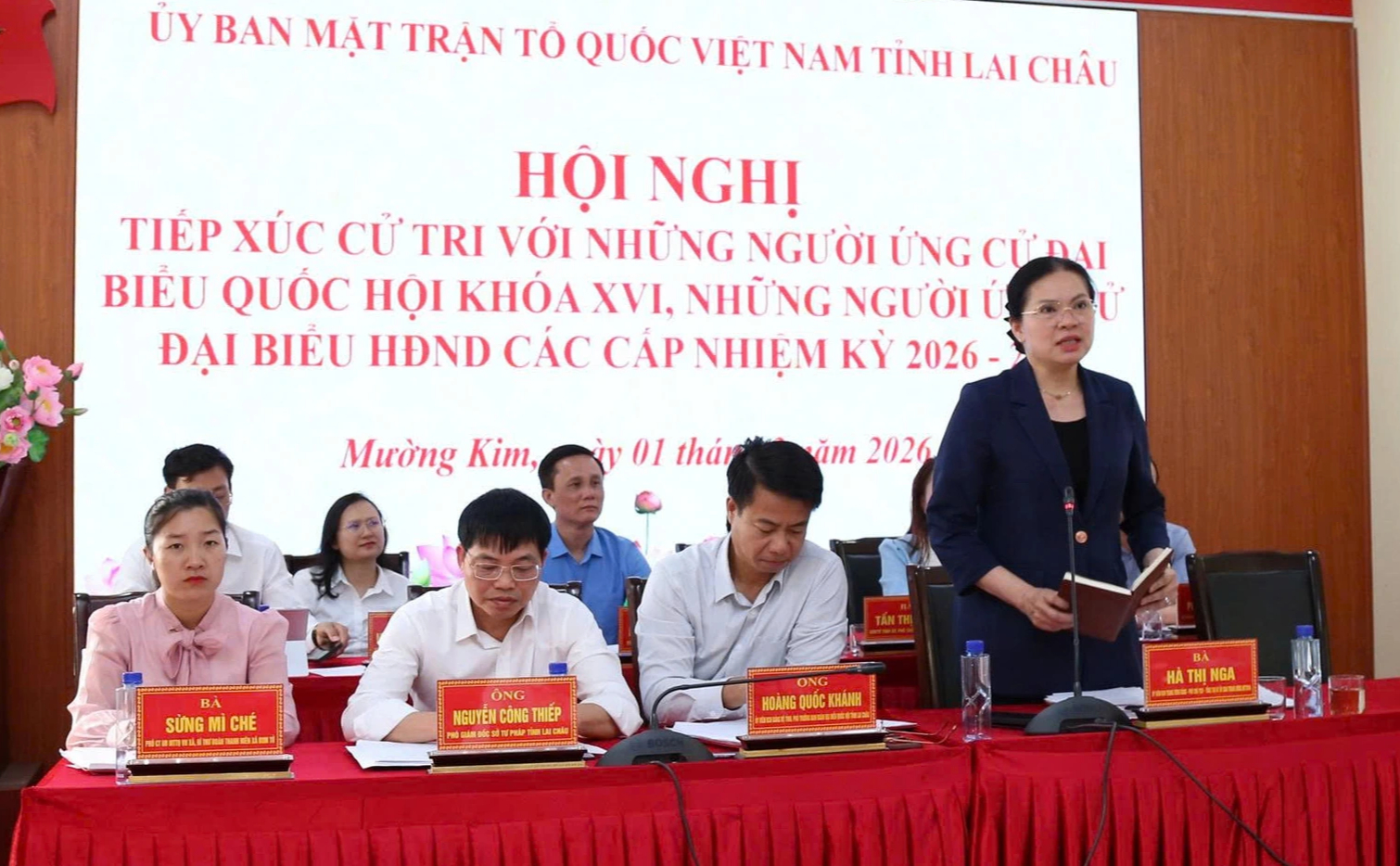 Bà Hà Thị Nga khẳng định quyết tâm đồng hành cùng người dân Lai Châu - Ảnh 3.