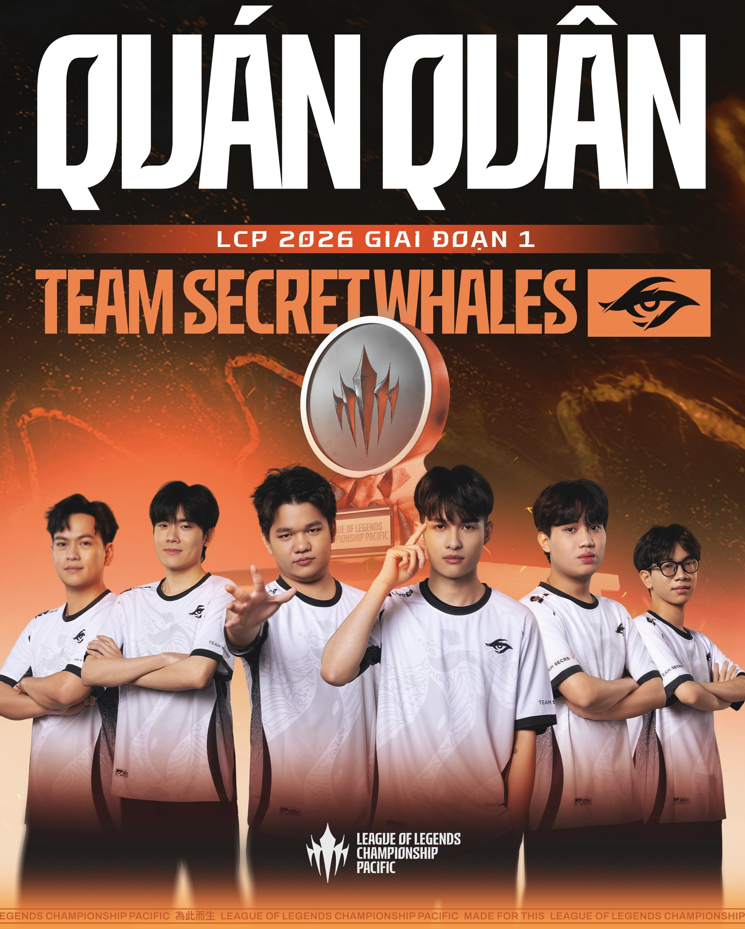 Team Secret Whale hủy diệt DCG và giành vé tham dự First Stand 2026 - Ảnh 1.