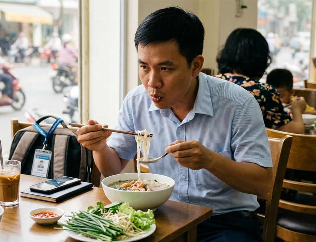 Vì sao chuyên gia khuyên không nên ăn quá nhanh? - Ảnh 1.