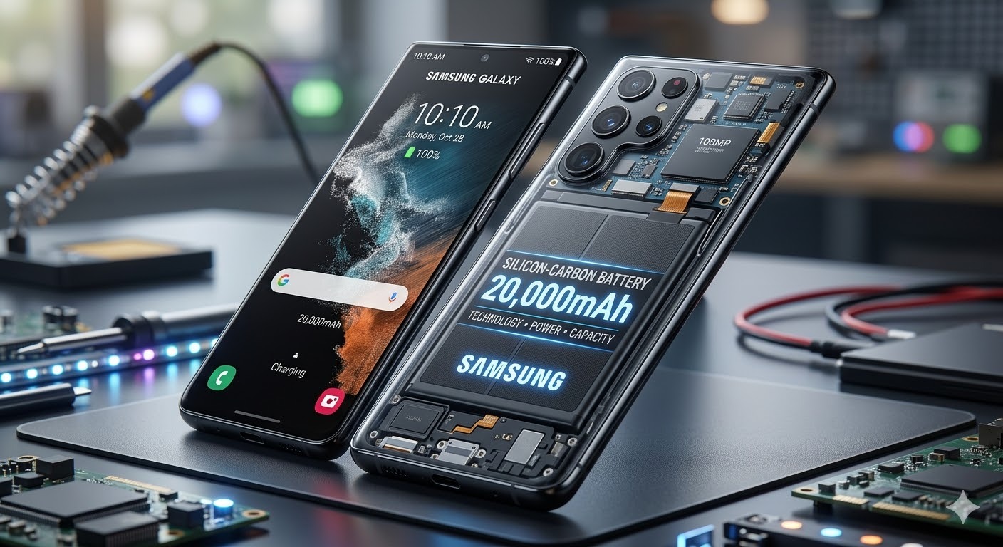 Samsung âm thầm thử nghiệm siêu pin 18.000 mAh - Ảnh 1.