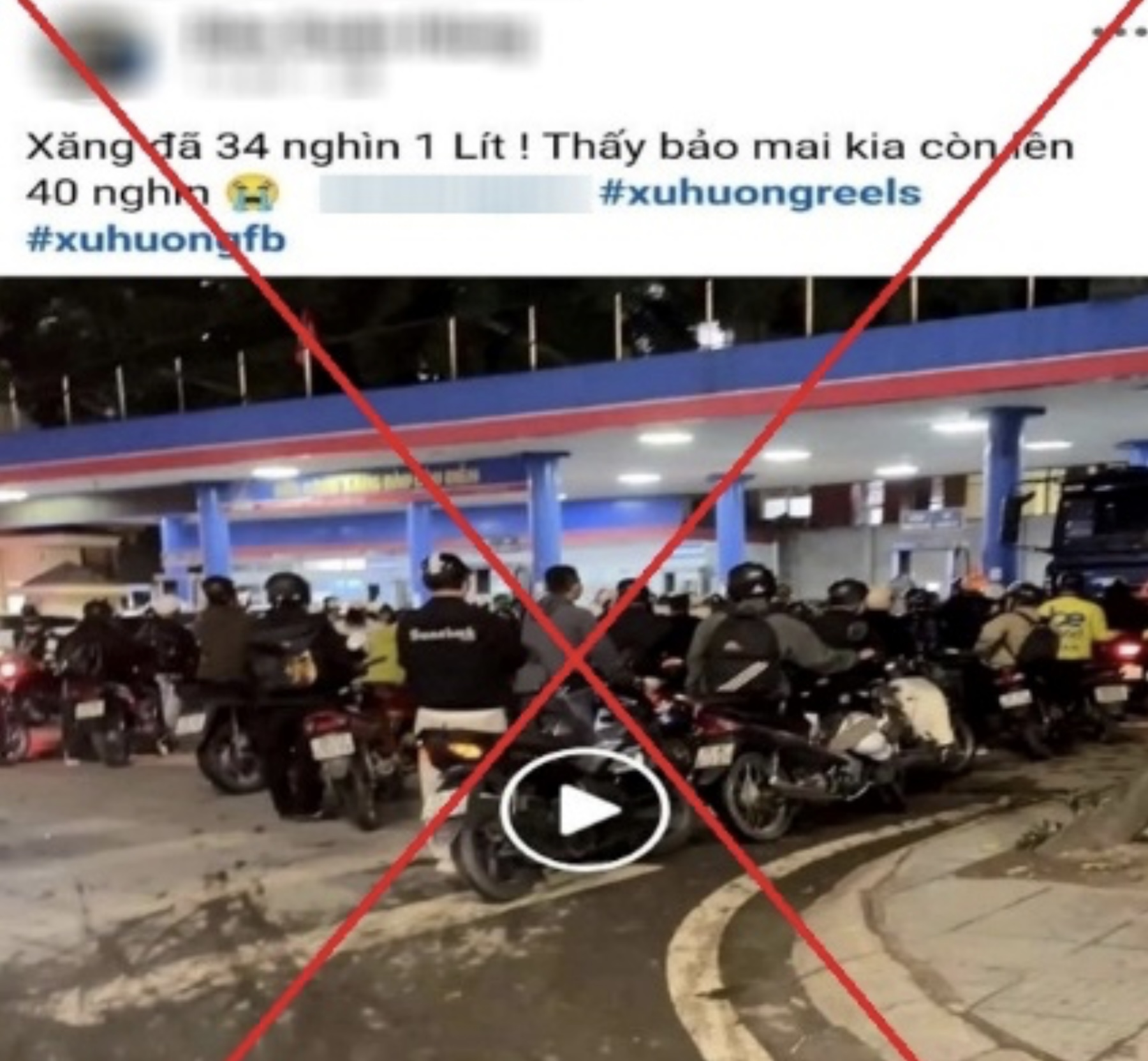 Loan tin 'xăng còn lên 40.000 đồng', nhân viên bán xe điện bị phạt 7,5 triệu đồng- Ảnh 1.