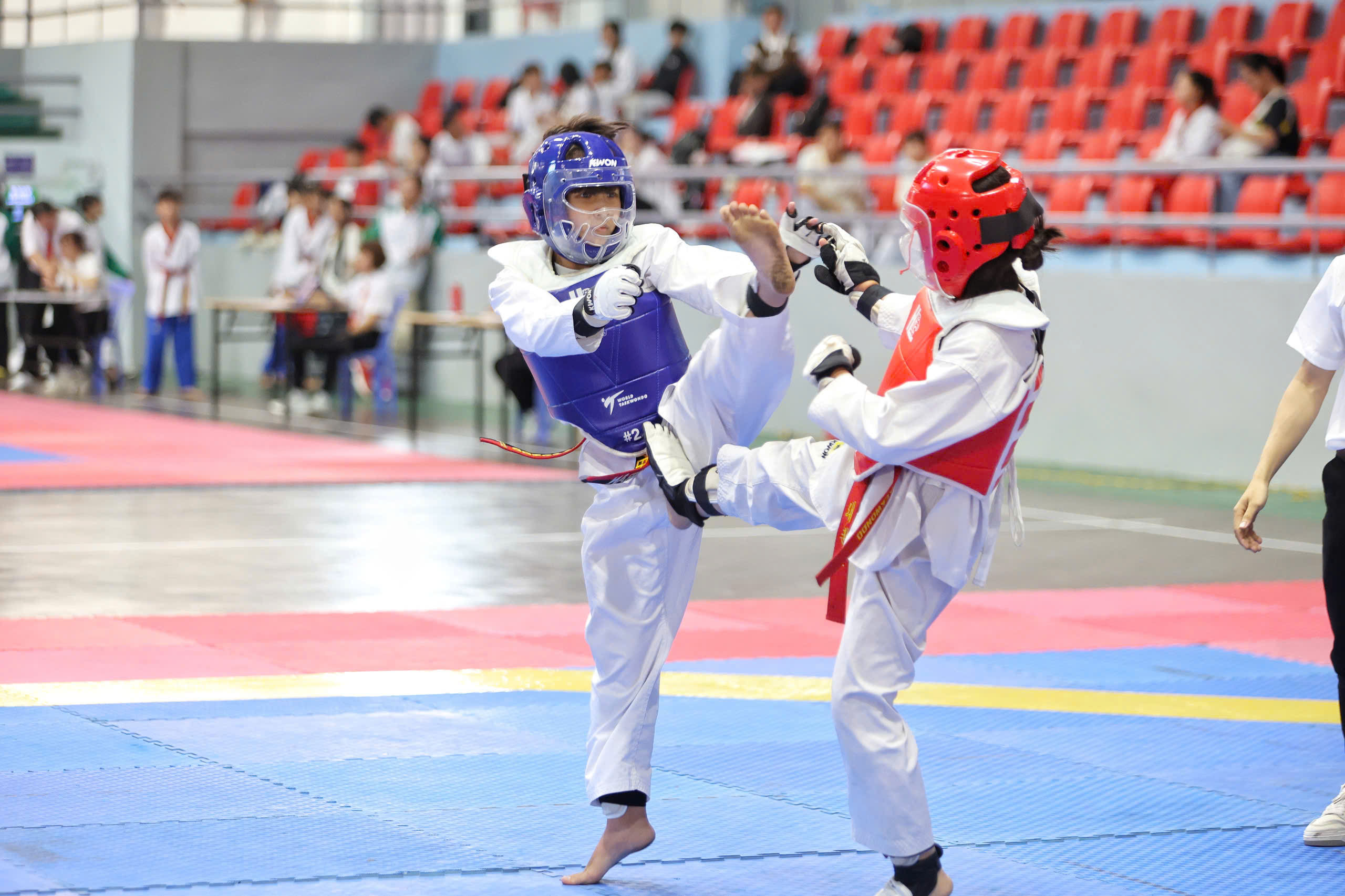 Kh&aacute;nh H&ograve;a khai mạc giải taekwondo c&aacute;c nh&oacute;m tuổi Đại hội TDTT tỉnh lần thứ I 2026- Ảnh 3.