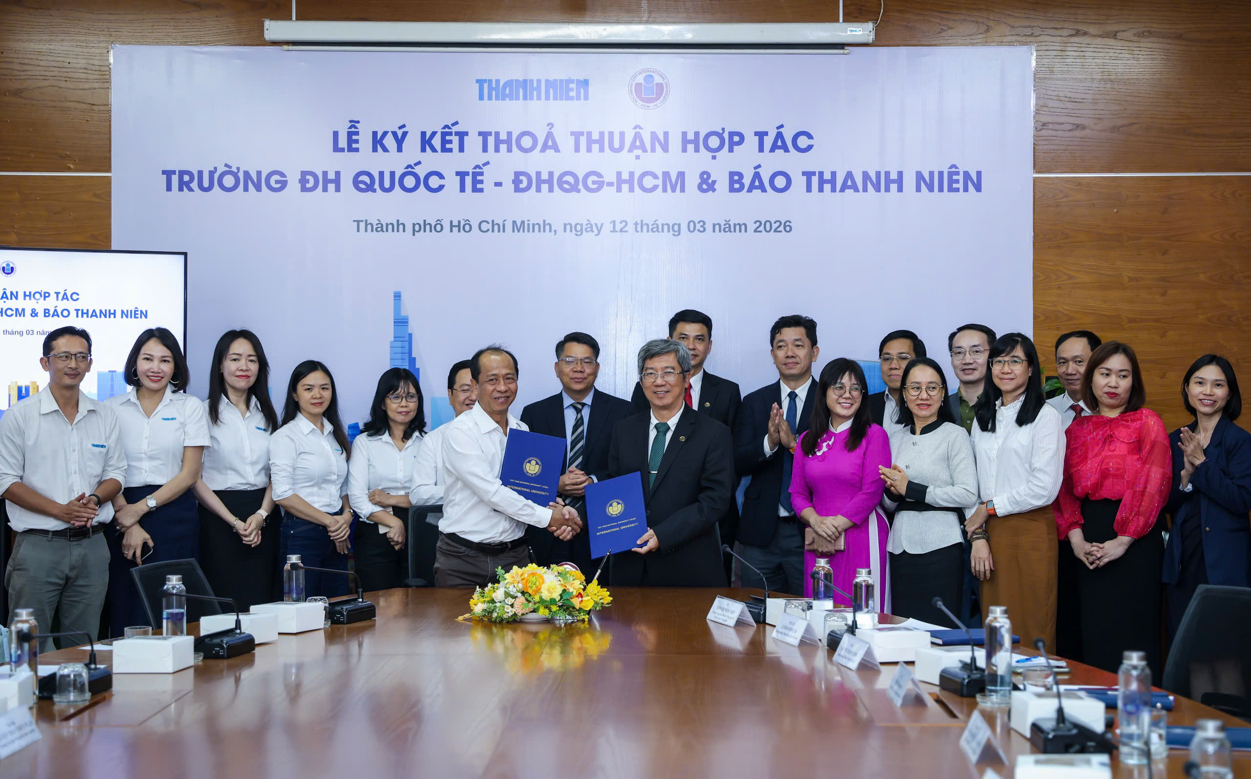 Trường ĐH Quốc tế v&agrave; B&aacute;o Thanh Ni&ecirc;n k&yacute; kết hợp t&aacute;c - Ảnh 2.