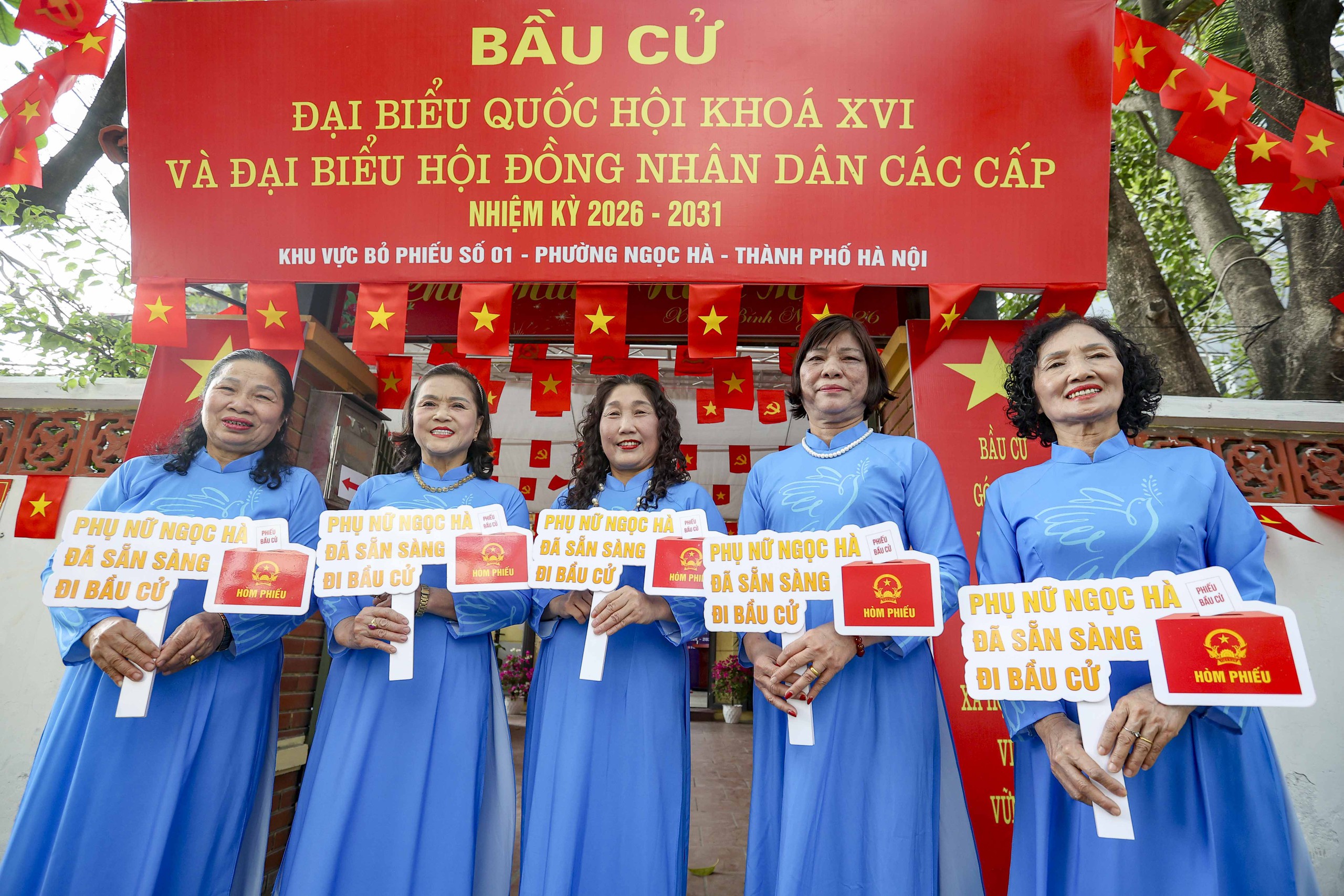 C&aacute;c điểm bầu cử đặc biệt ở H&agrave; Nội sẵn s&agrave;ng cho ng&agrave;y hội lớn to&agrave;n d&acirc;n - Ảnh 18.