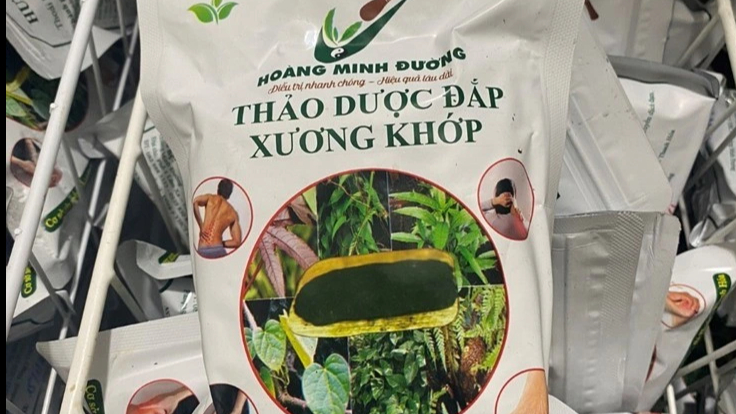 'Thảo dược đắp xương khớp Hoàng Minh Đường' không phải bài thuốc gia truyền - Ảnh 1.