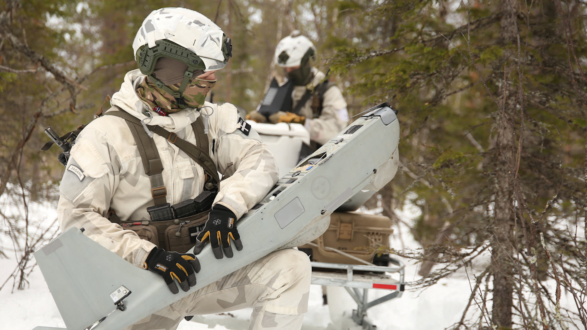 L&iacute;nh tinh nhuệ v&ugrave;ng Bắc Cực của Thụy Điển huấn luyện - Ảnh 1.