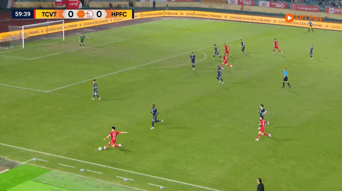 Lucao tỏa s&aacute;ng, Thể C&ocirc;ng Viettel thắng nhọc CLB Hải Ph&ograve;ng - Ảnh 1.