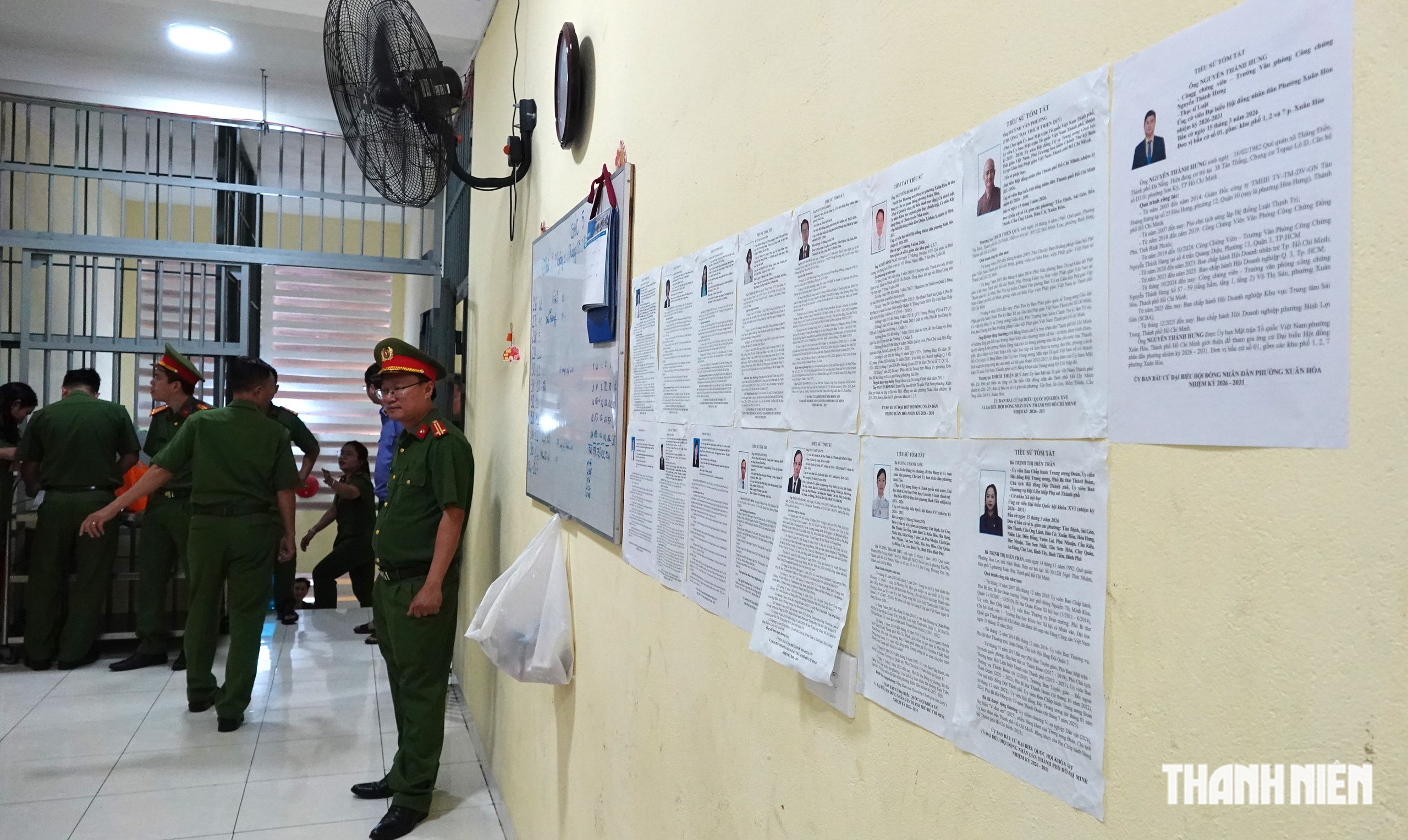 TP.HCM: Phường Xu&acirc;n H&ograve;a tổ chức bỏ phiếu bầu cử trong trại tạm tạm giam - Ảnh 4.