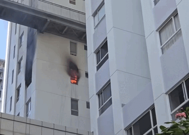 Cháy căn hộ chung cư 25 tầng ở TP.HCM , hàng trăm cư dân thoát thân- Ảnh 1. Cháy căn hộ chung cư 25 tầng ở TP.HCM , hàng trăm cư dân thoát thân- Ảnh 1.