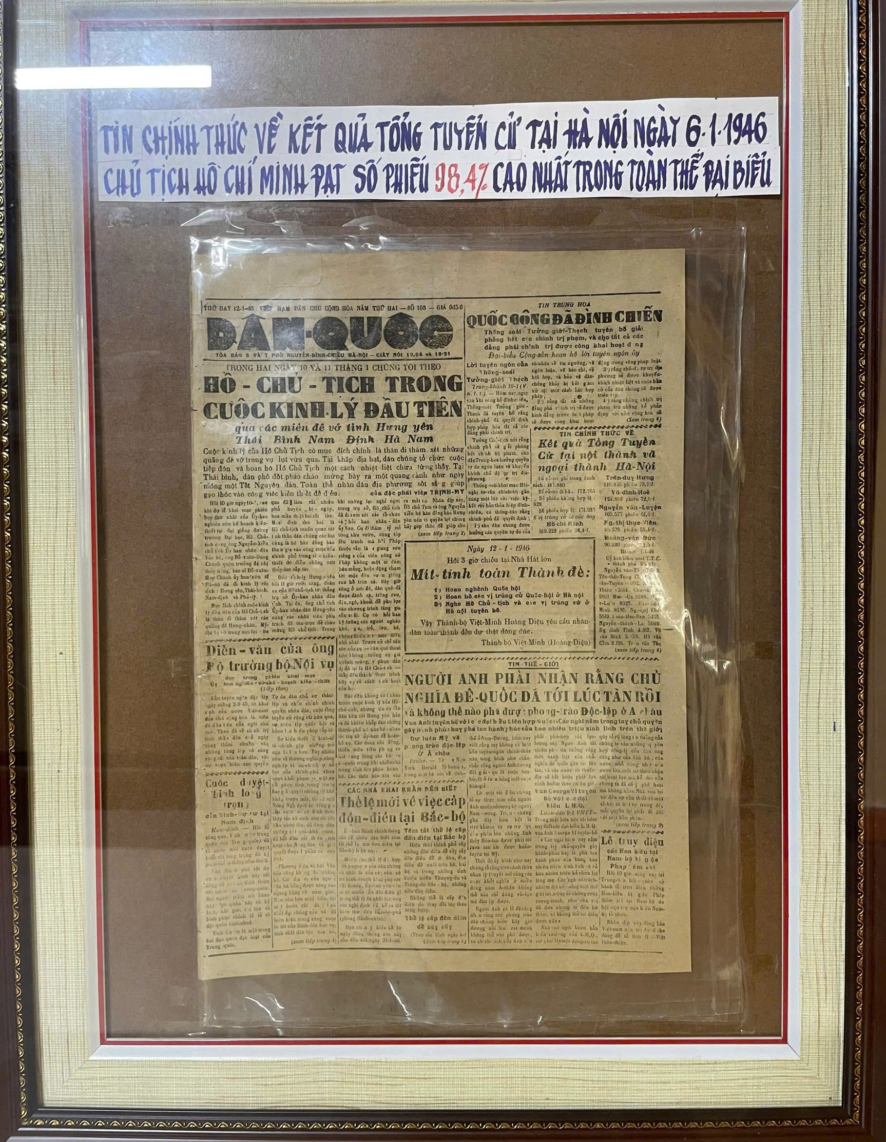 Cựu chiến binh sưu tầm hơn 200 kỷ vật về các kỳ bầu cử Quốc hội - Ảnh 3.