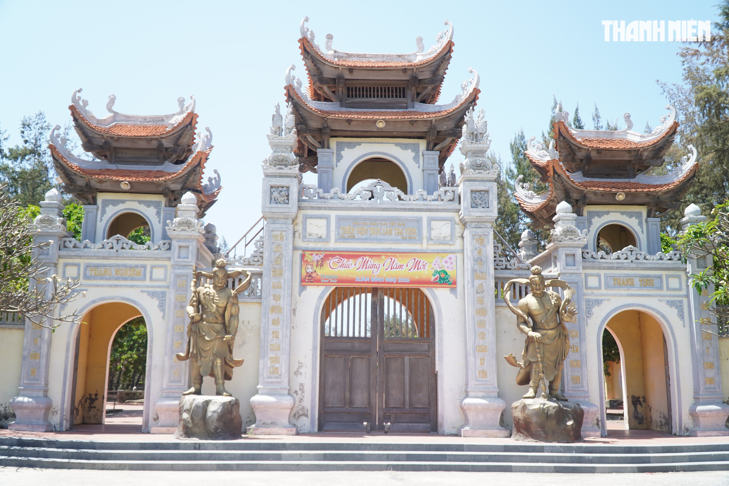 Thiền viện Tr&uacute;c L&acirc;m Tr&agrave; Vinh: Ng&ocirc;i ch&ugrave;a bằng gỗ v&agrave; đ&aacute; ở cực Đ&ocirc;ng tổ quốc- Ảnh 2.